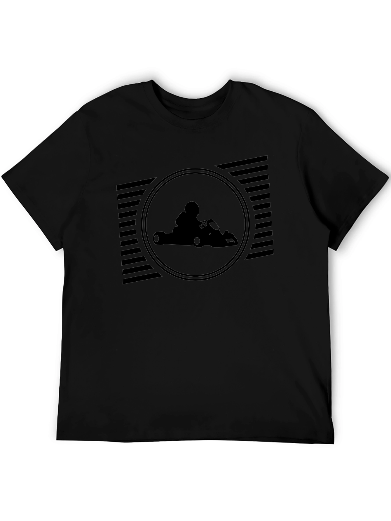 Go Kart Racing T-Shirt - Sleek Black Design