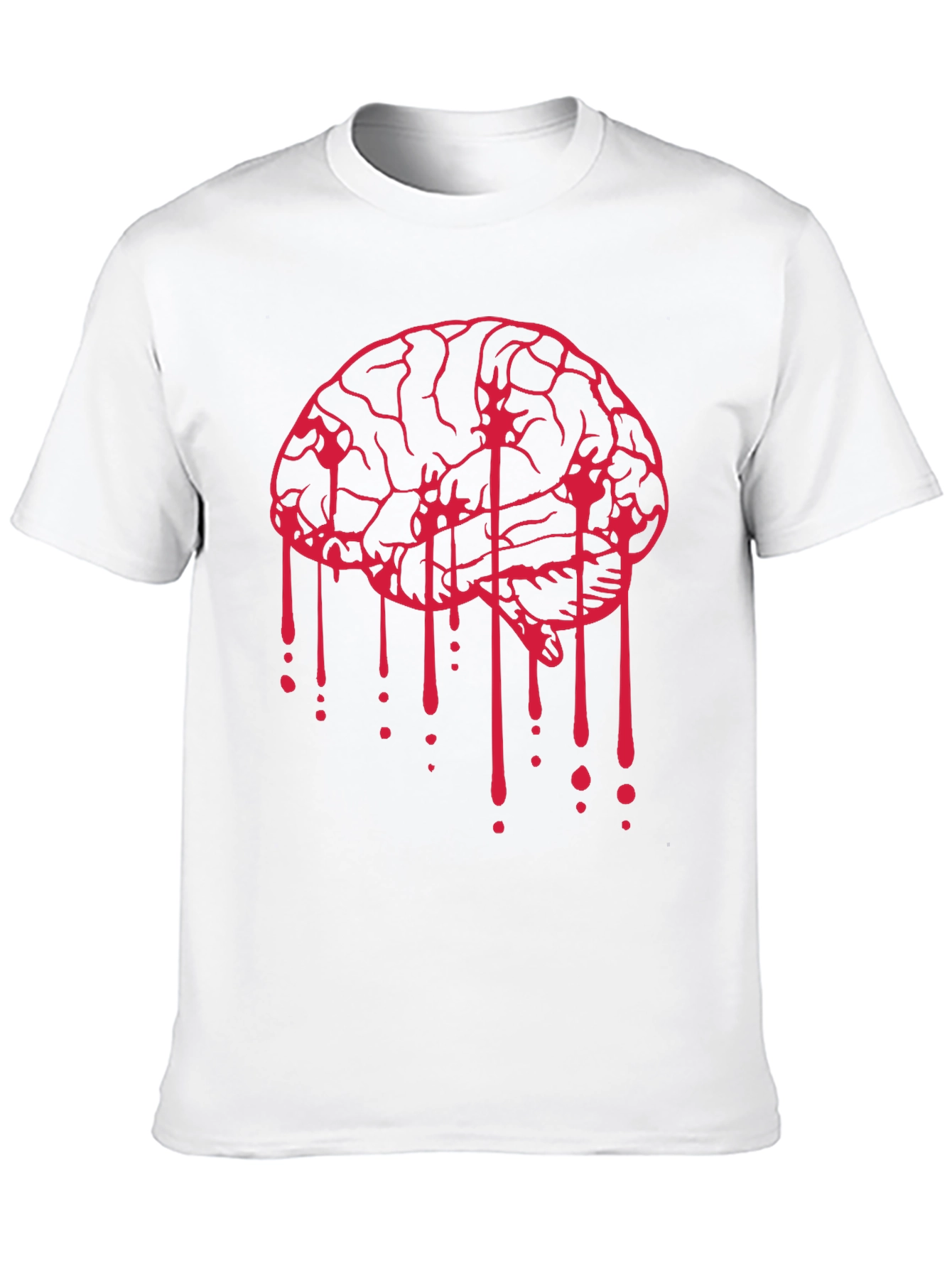 Bleeding Brain Graphic Tee - Black