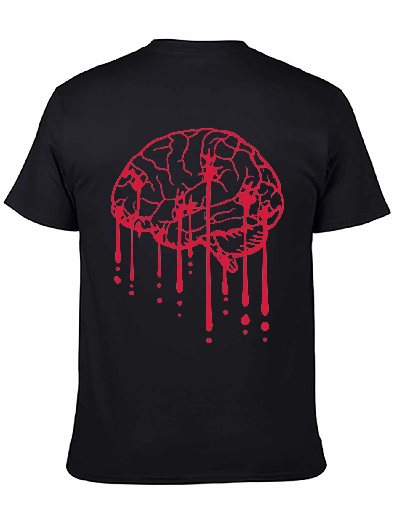 Bleeding Brain Graphic Tee - Black