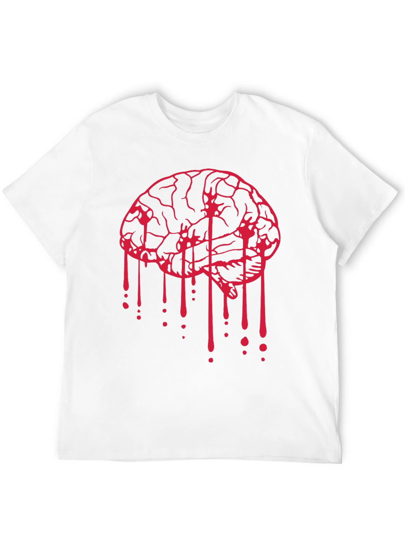 Bleeding Brain Graphic Tee - Black