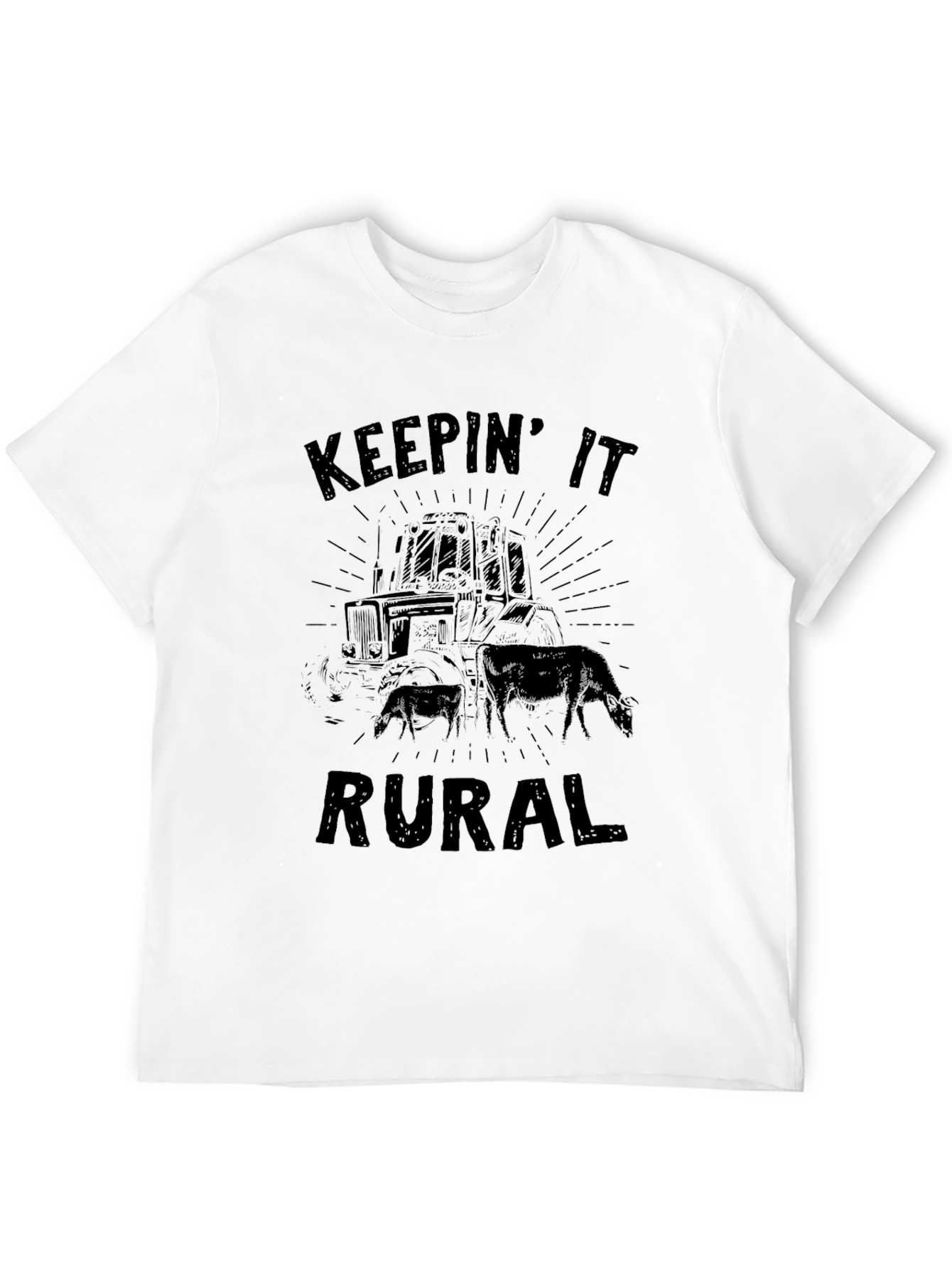 Keepin It Rural Graphic Tee - Black