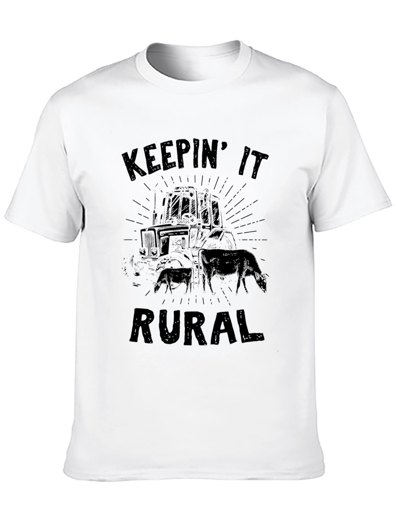 Keepin It Rural Graphic Tee - Black