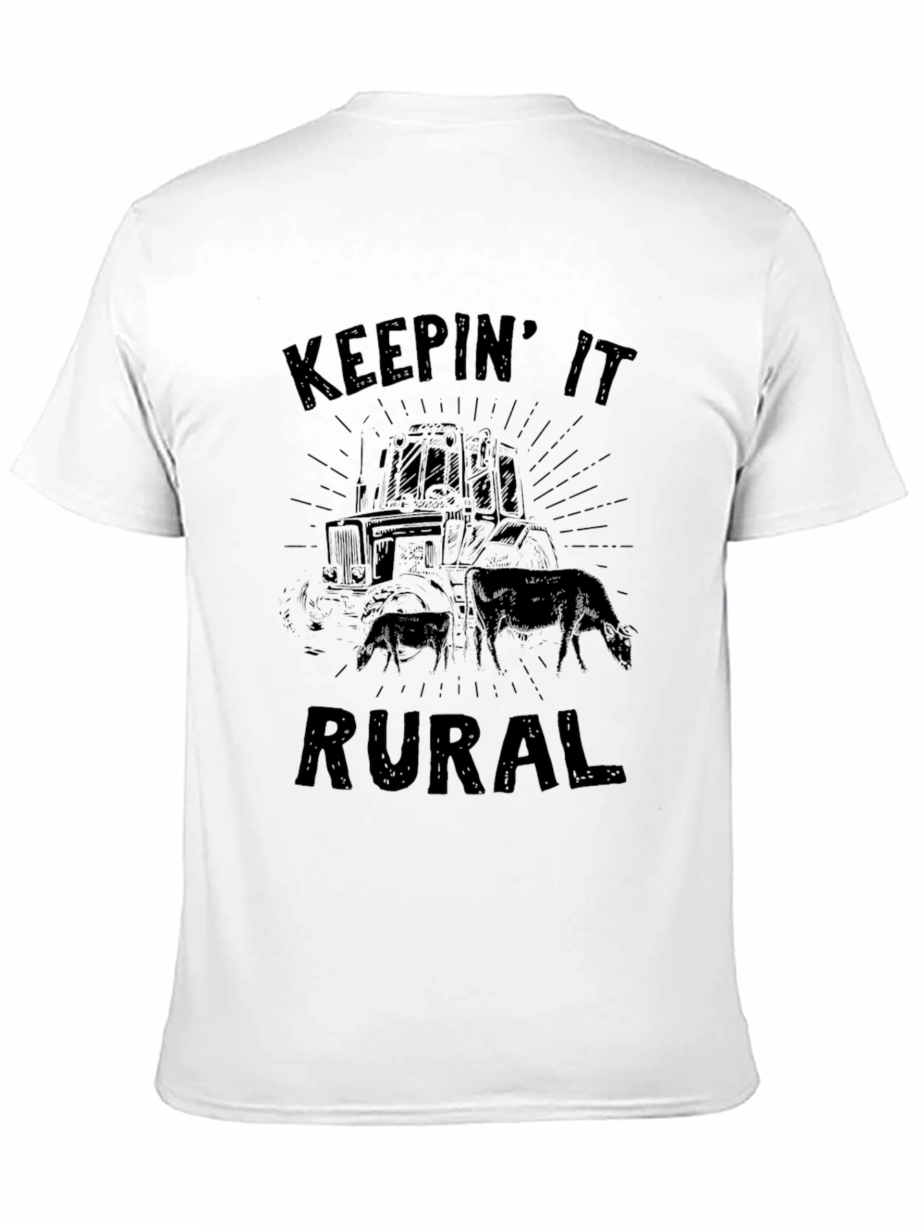Keepin It Rural Graphic Tee - Black
