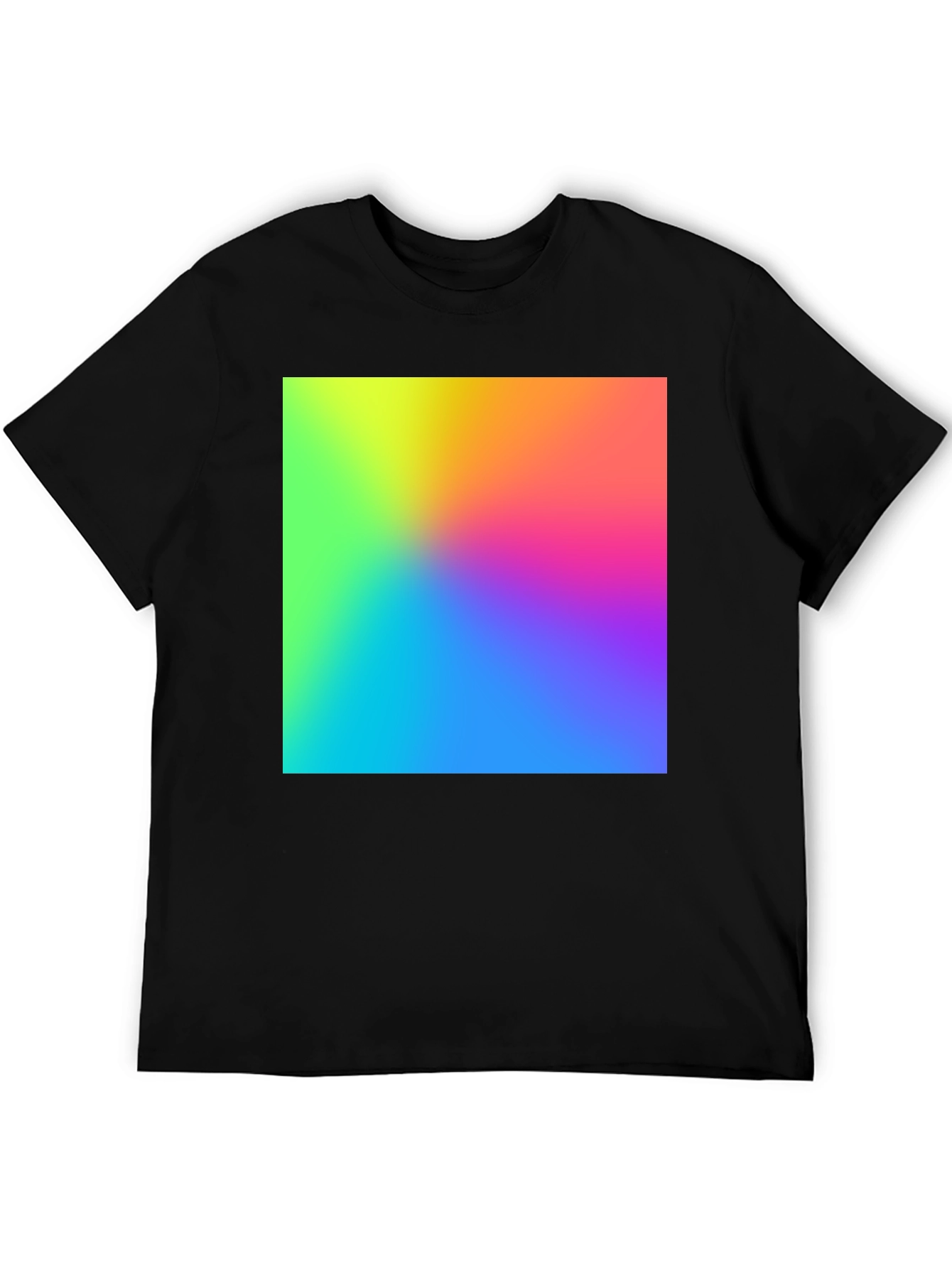 Rainbow Gradient T-Shirt - Soft Cotton Blend