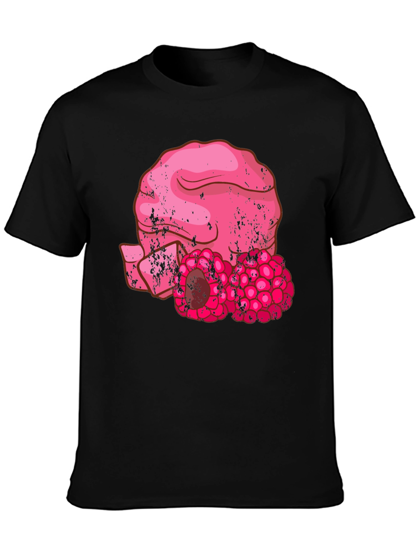 Raspberry T-Shirt - Unique Fruity Design