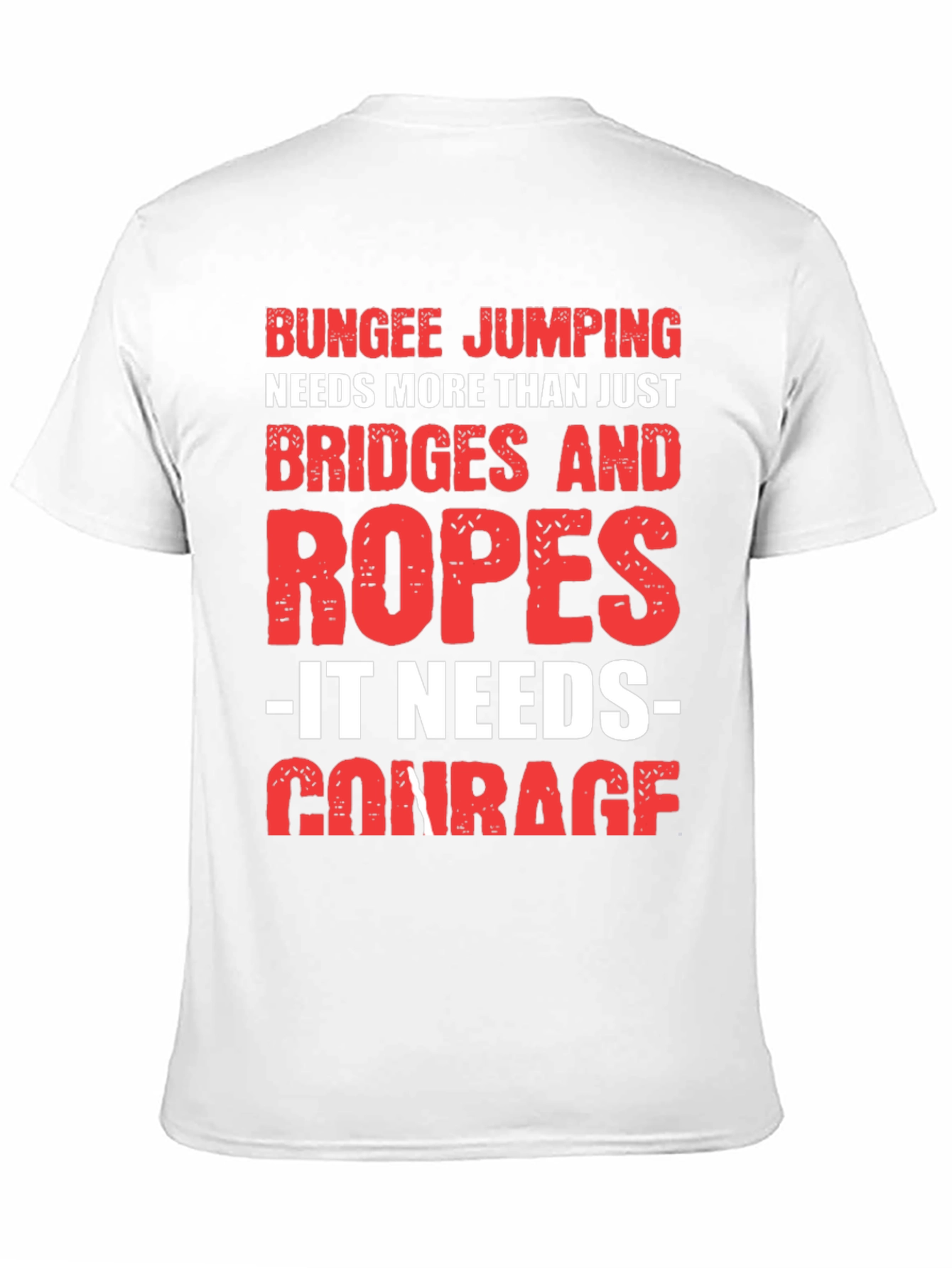 Bungee Jumping Courage Graphic Tee