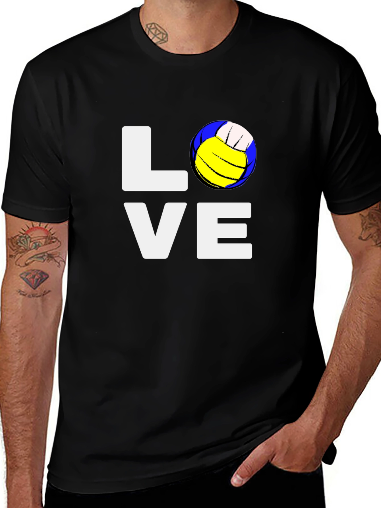 Love Volleyball Graphic T-Shirt - Soft Cotton Tee
