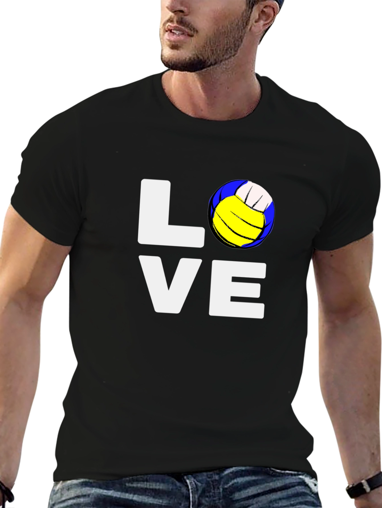 Love Volleyball Graphic T-Shirt - Soft Cotton Tee