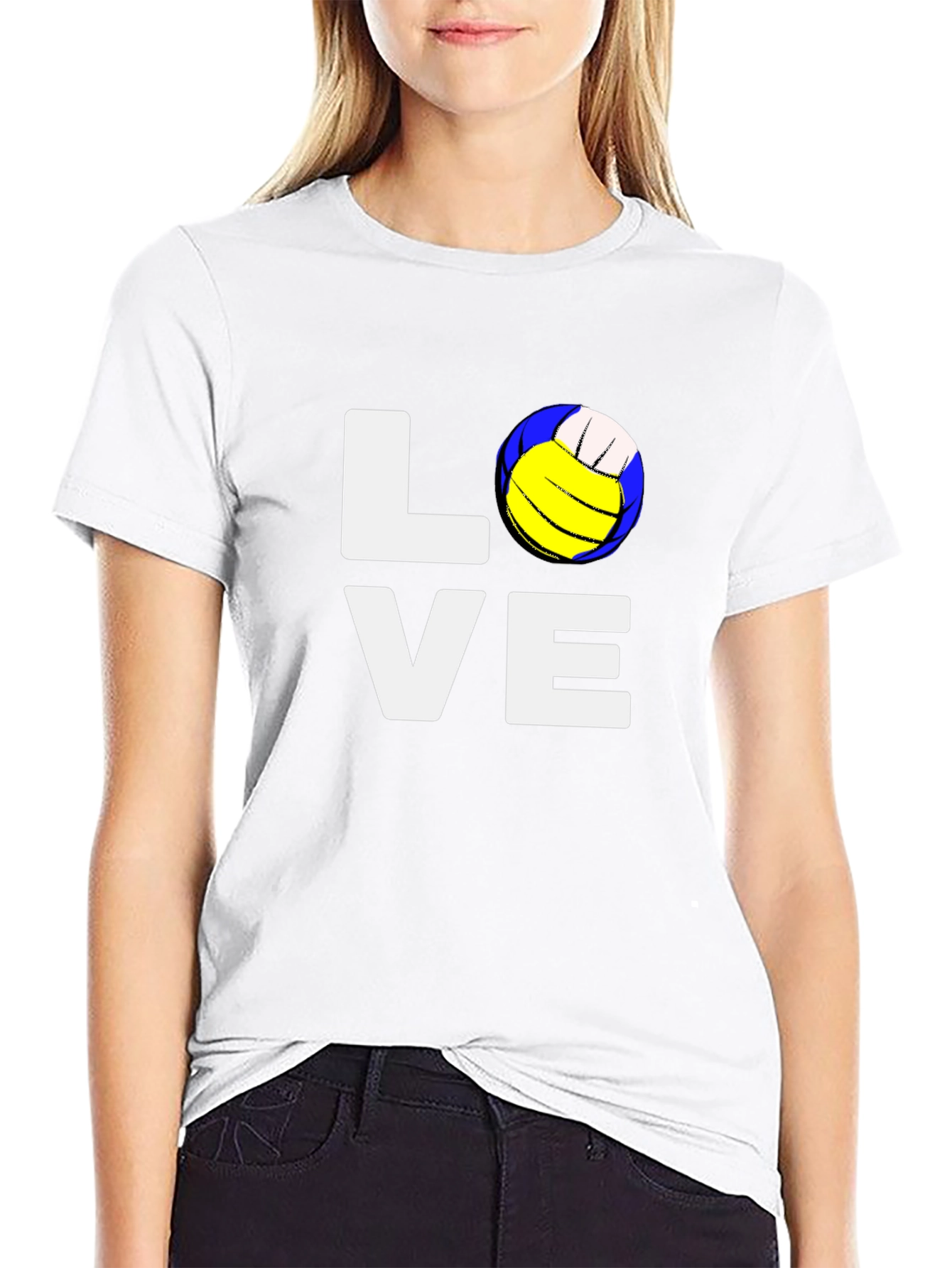 Love Volleyball Graphic T-Shirt - Soft Cotton Tee