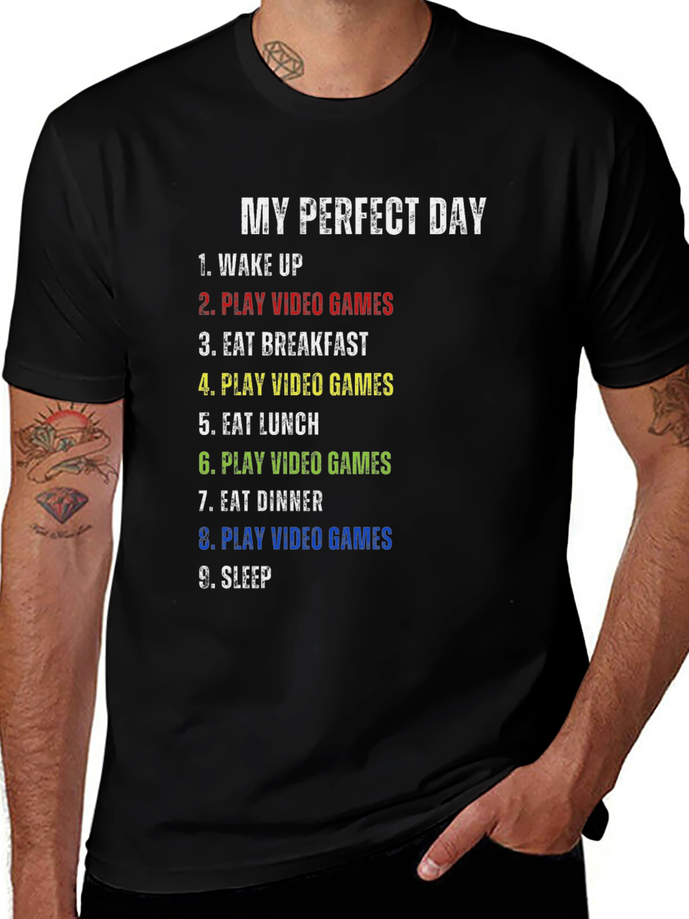 My Perfect Day Gamer T-Shirt