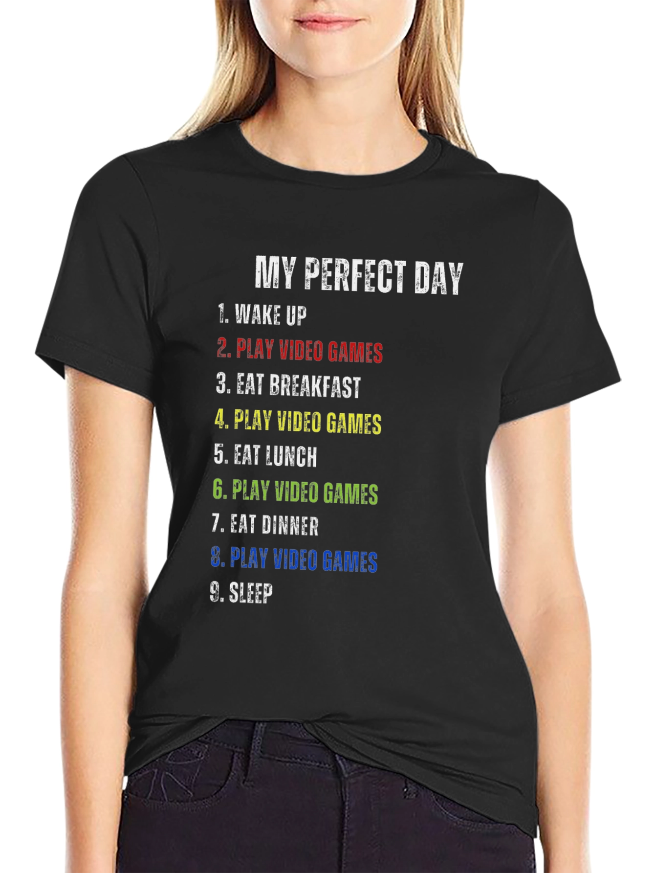 My Perfect Day Gamer T-Shirt