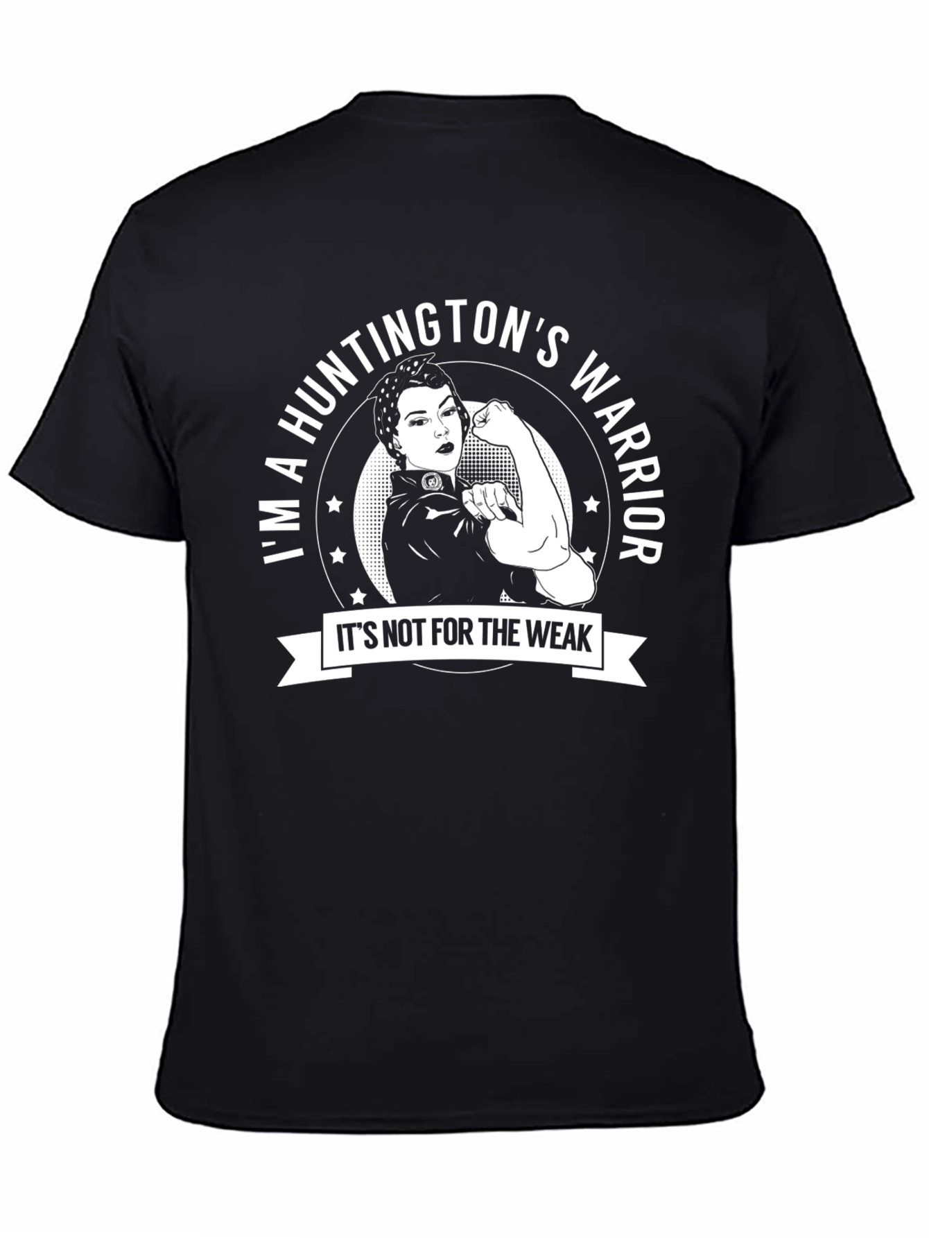 Huntingtons Warrior T-Shirt - Strong Woman Design