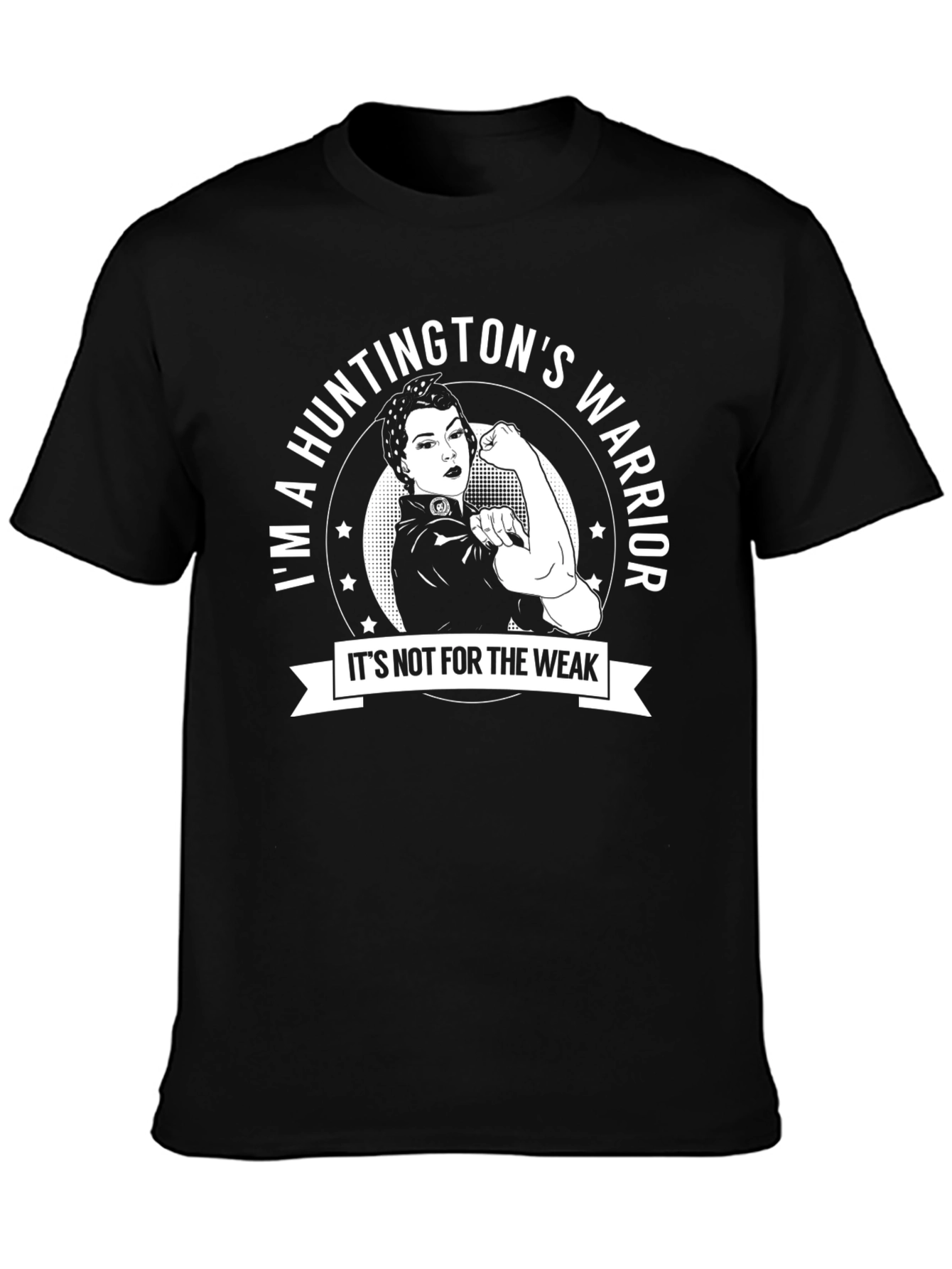 Huntingtons Warrior T-Shirt - Strong Woman Design