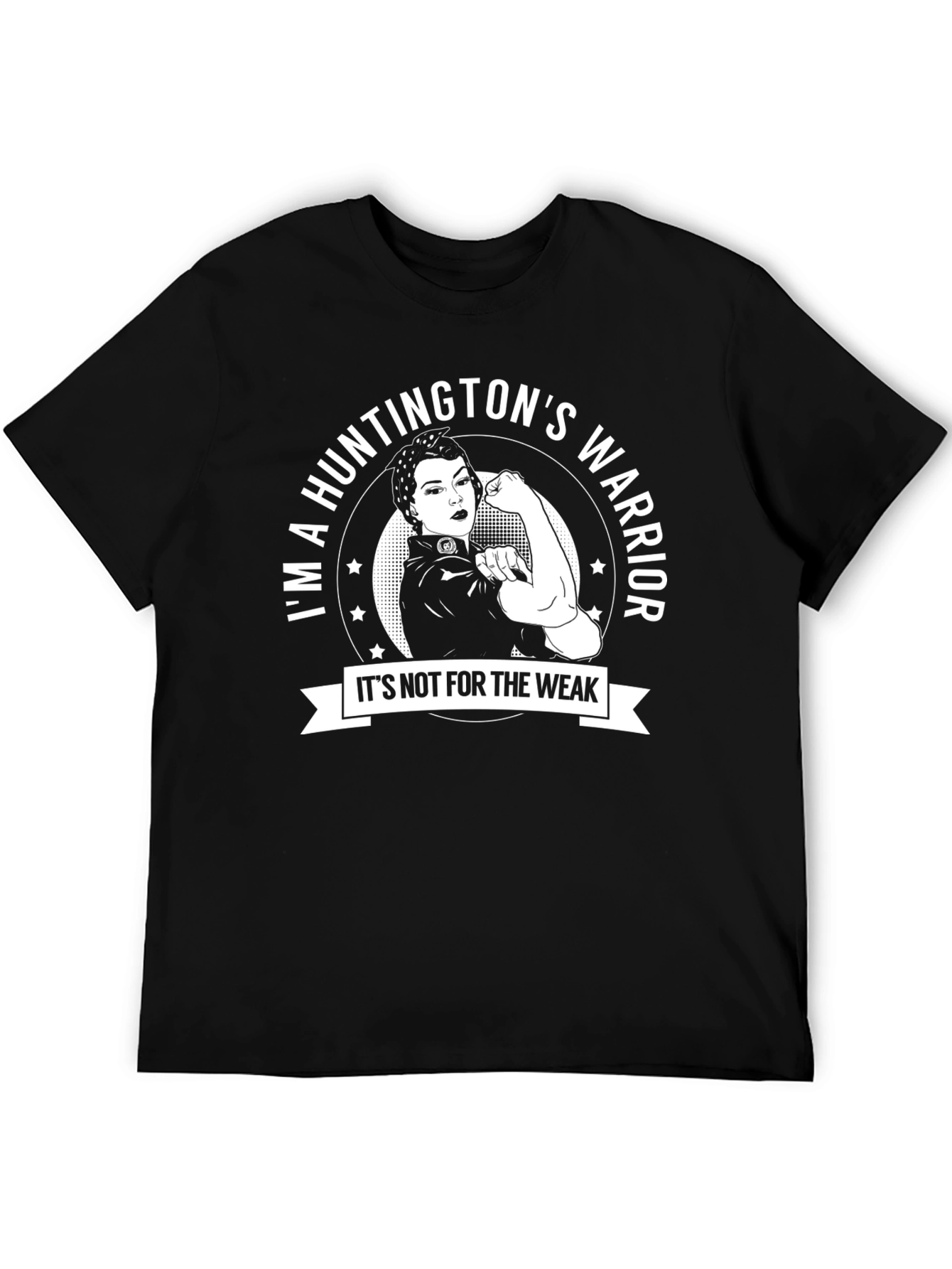 Huntingtons Warrior T-Shirt - Strong Woman Design