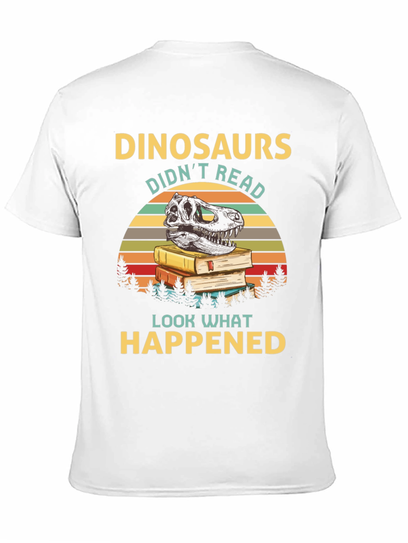 Dinosaurs Didnt Read Graphic Tee