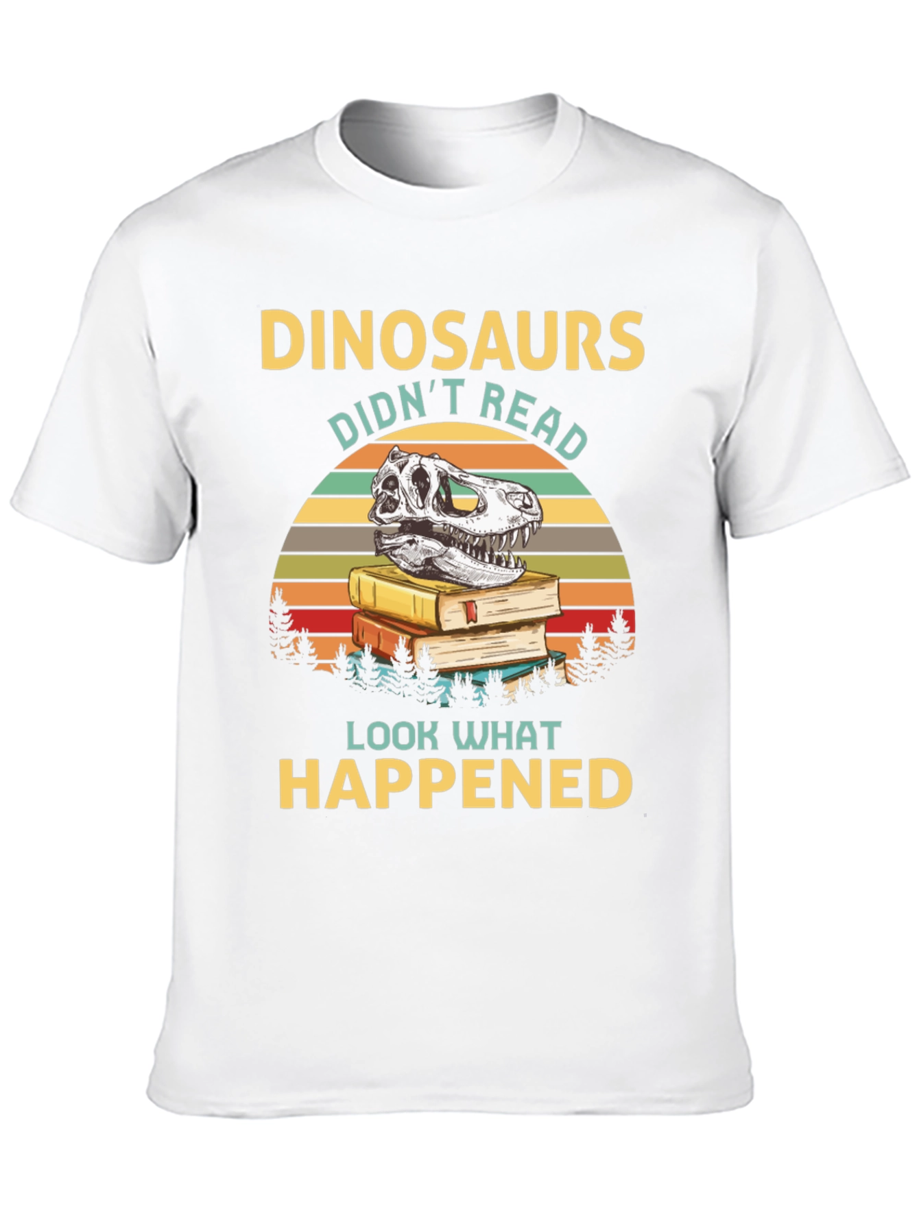 Dinosaurs Didnt Read Graphic Tee