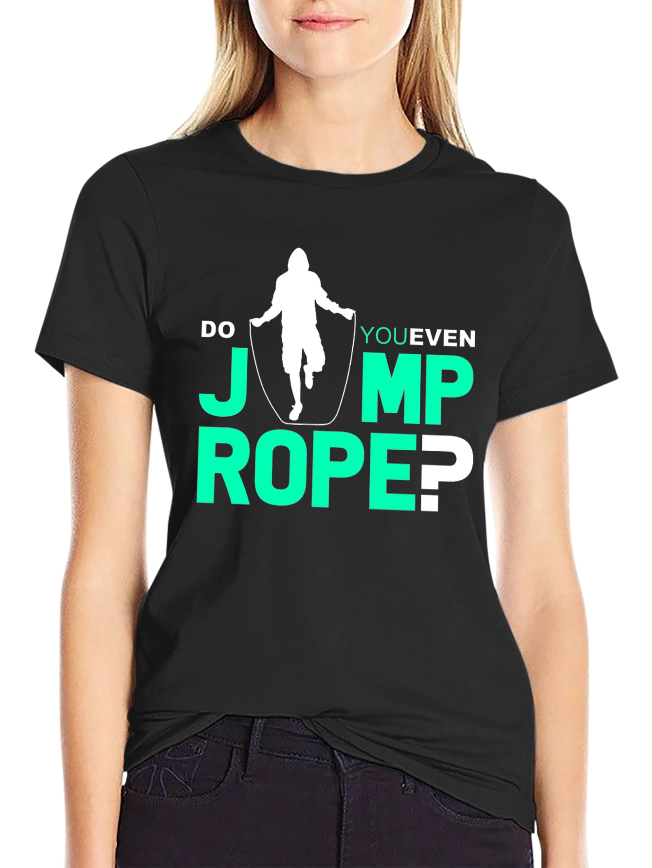 Do You Even Jump Rope T-Shirt - Black