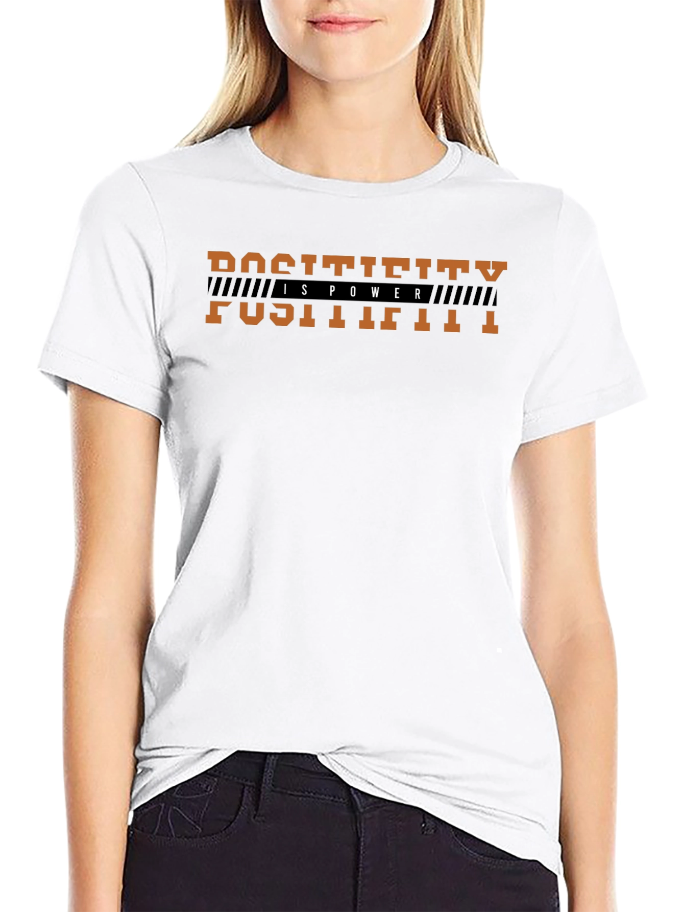 Positivity is Power Graphic Tee - Black