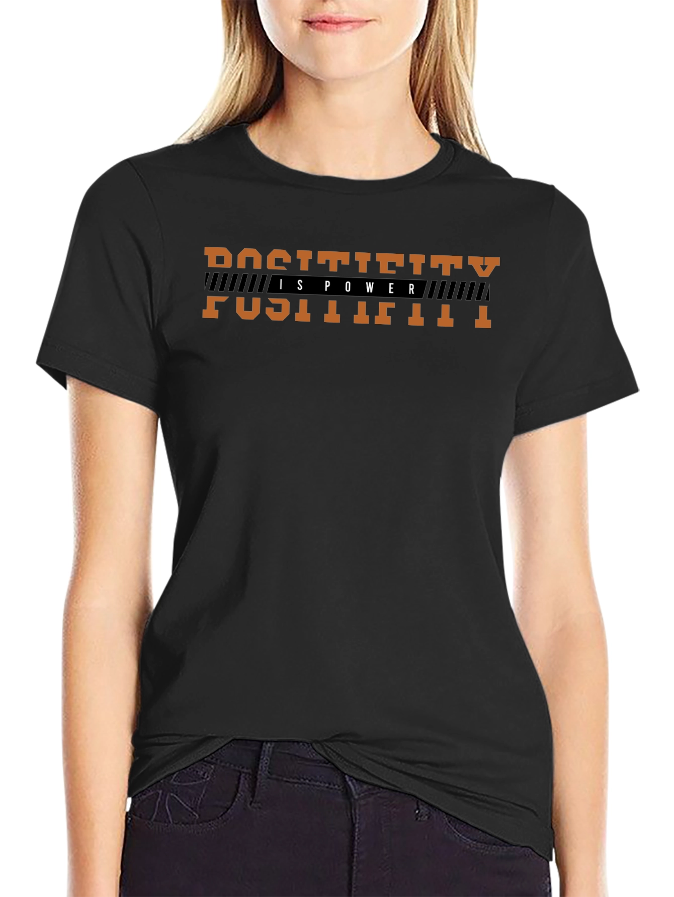Positivity is Power Graphic Tee - Black