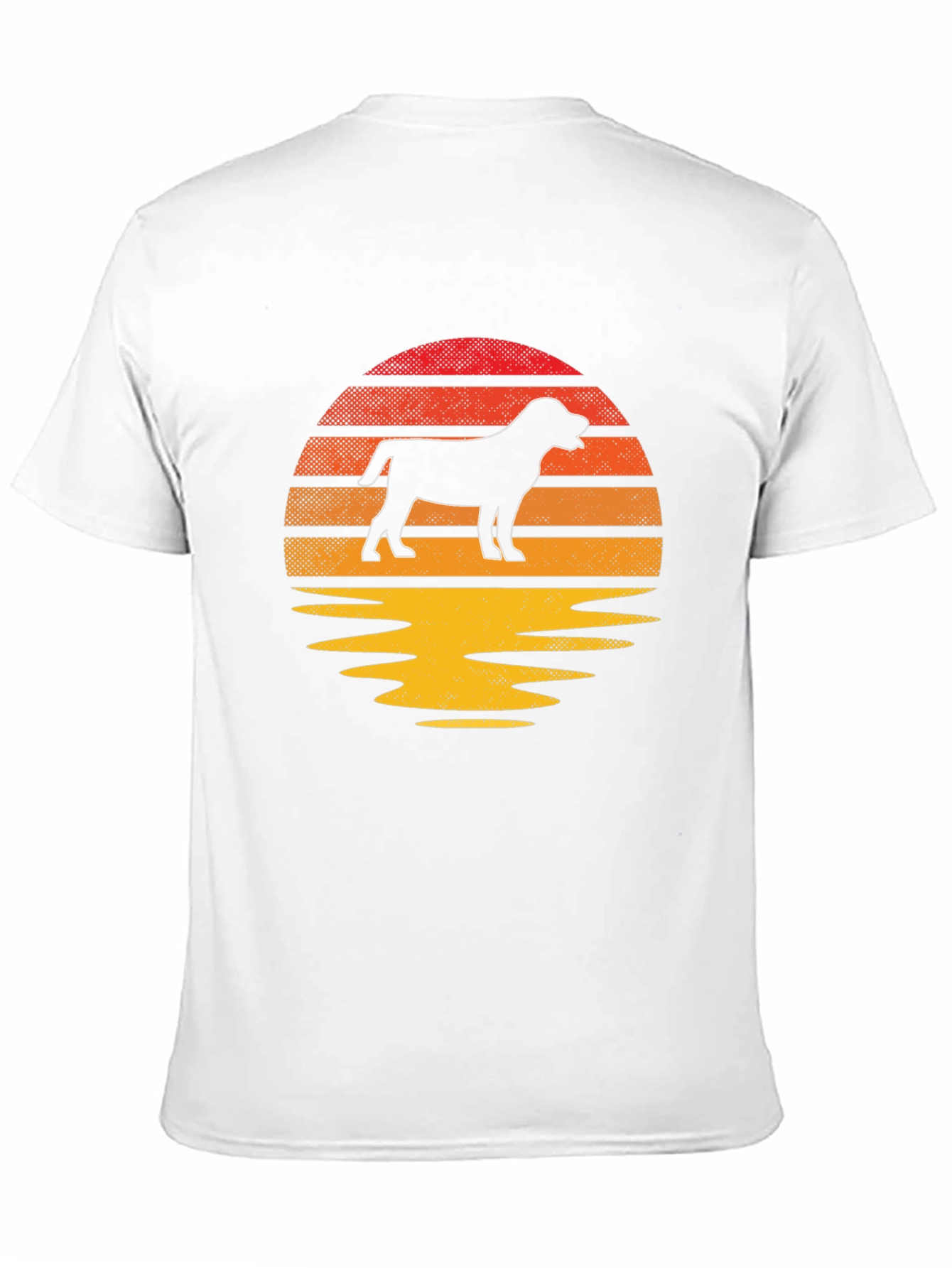 Dog Silhouette Sunset T-Shirt