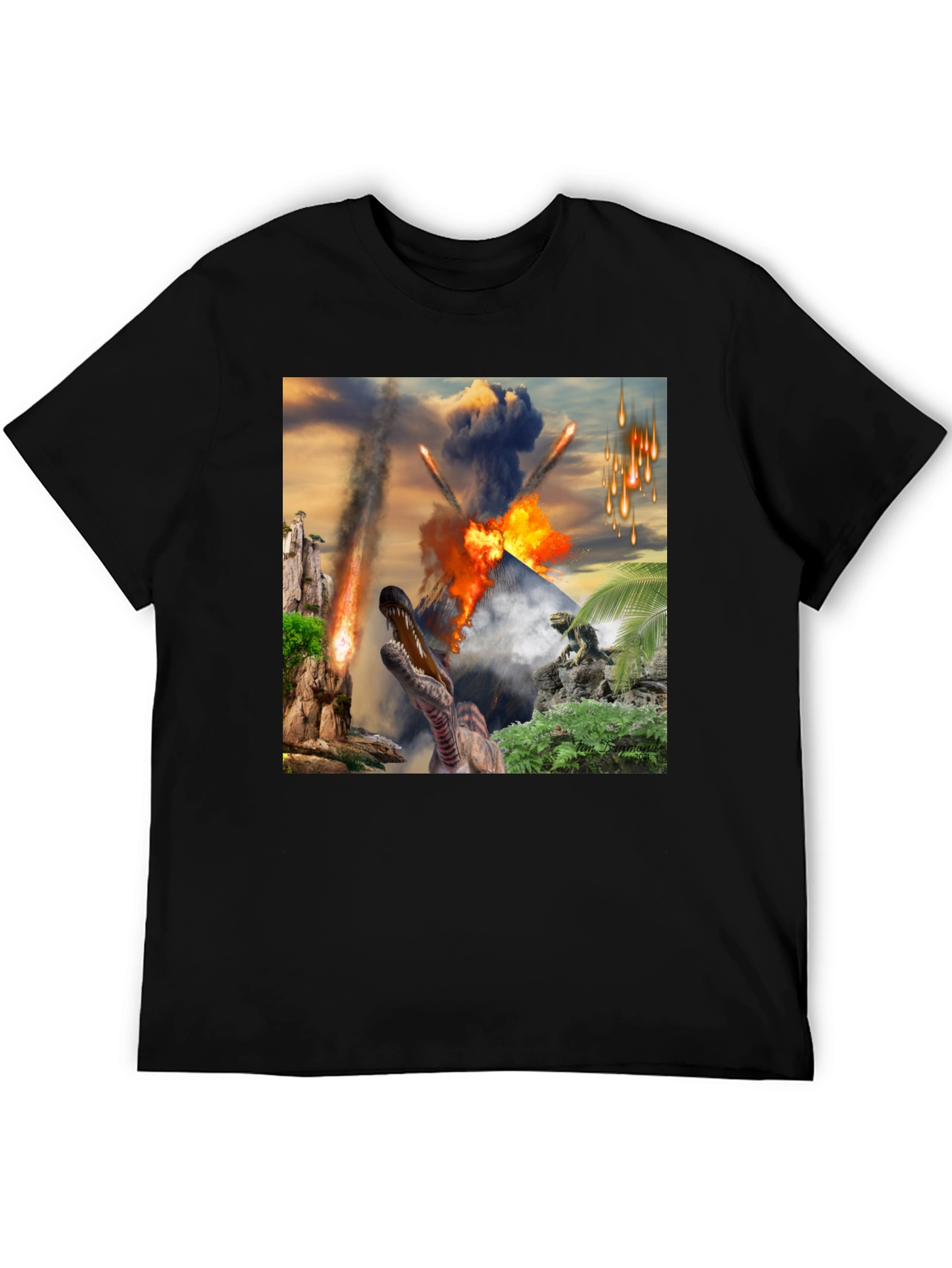 Dinosaur Meteor Strike T-Shirt - Jurassic Apocalypse