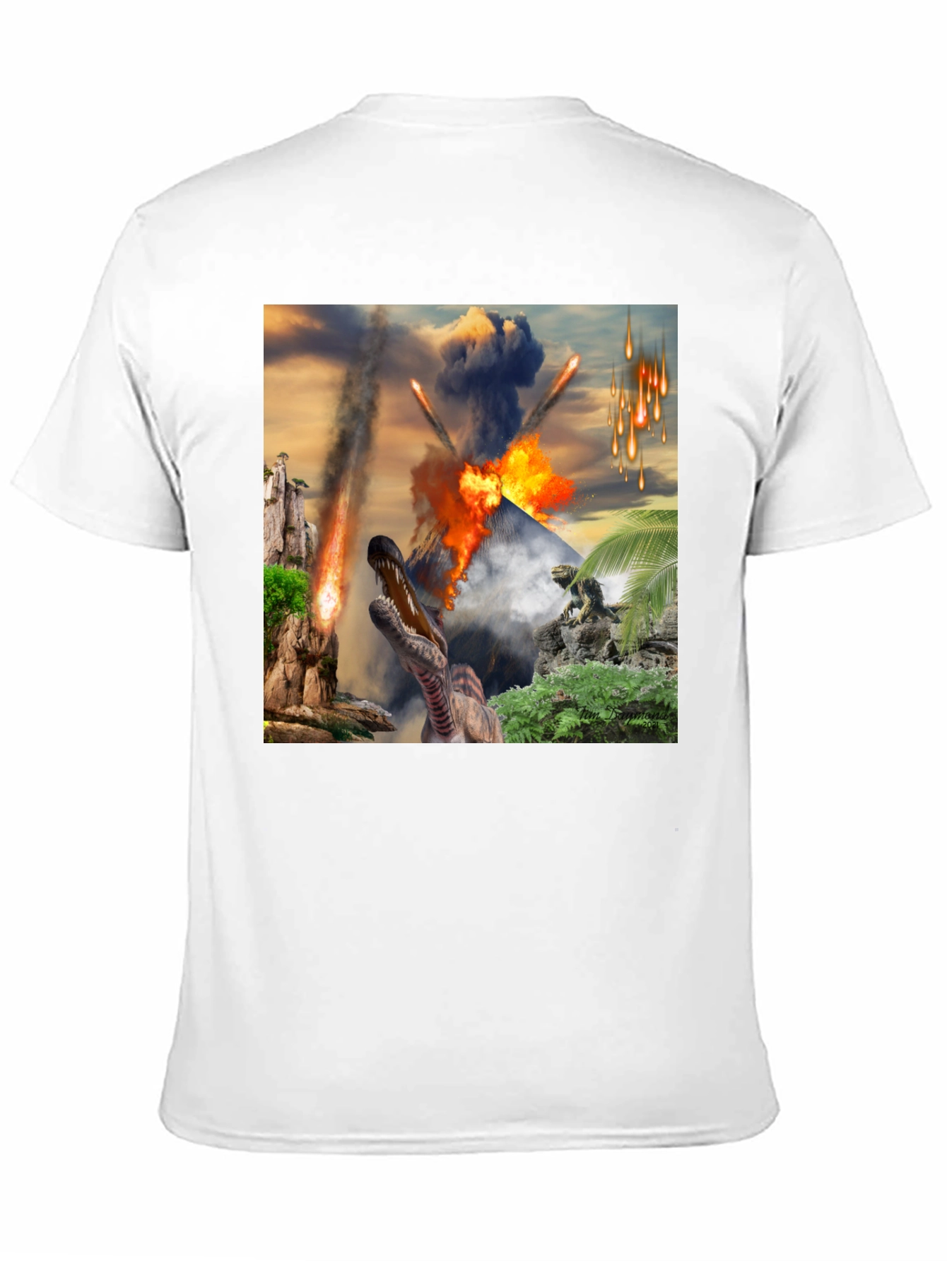 Dinosaur Meteor Strike T-Shirt - Jurassic Apocalypse