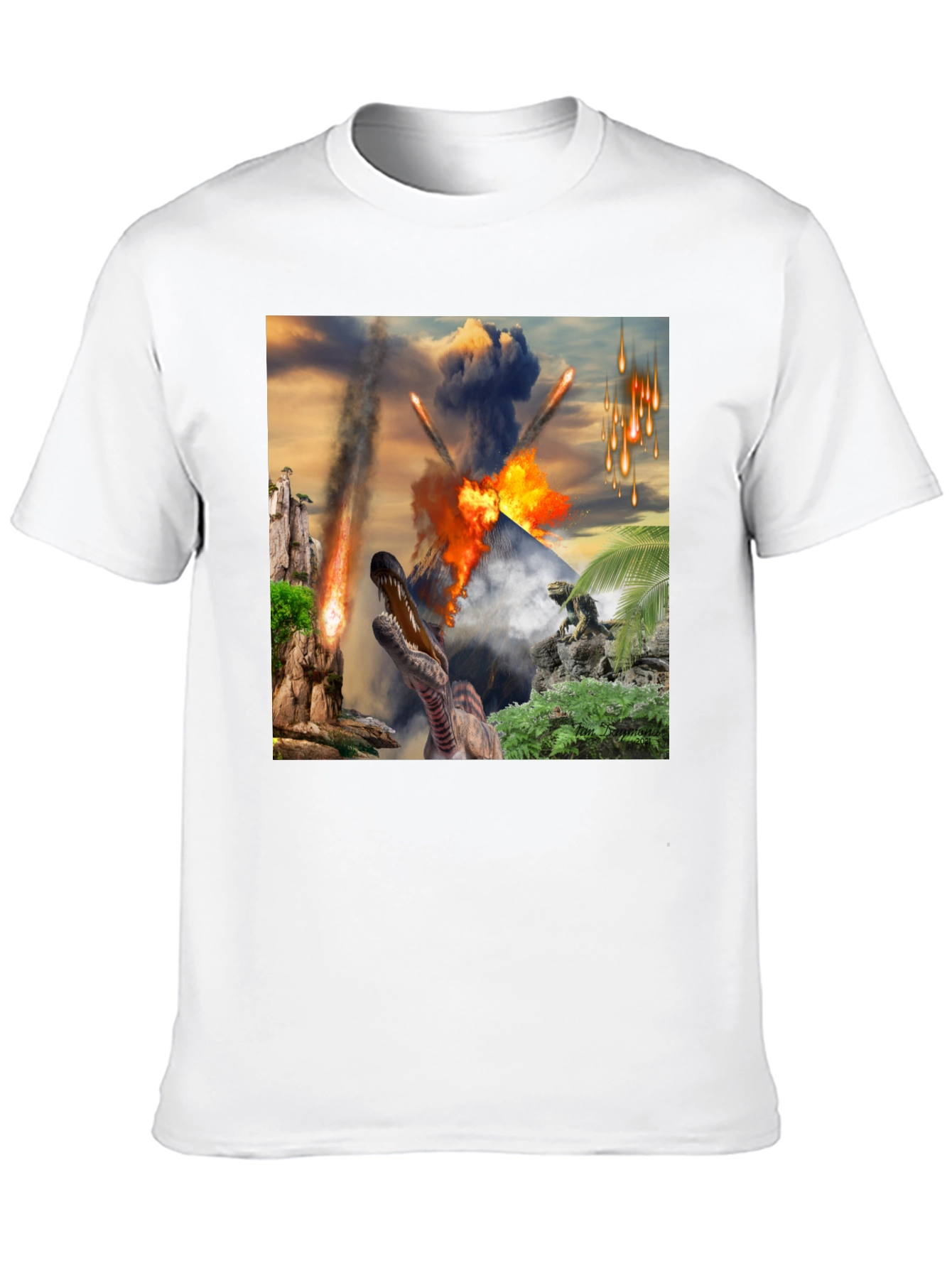 Dinosaur Meteor Strike T-Shirt - Jurassic Apocalypse