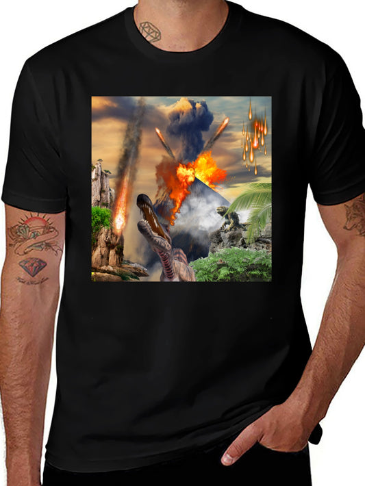 Dinosaur Meteor Strike T-Shirt - Jurassic Apocalypse