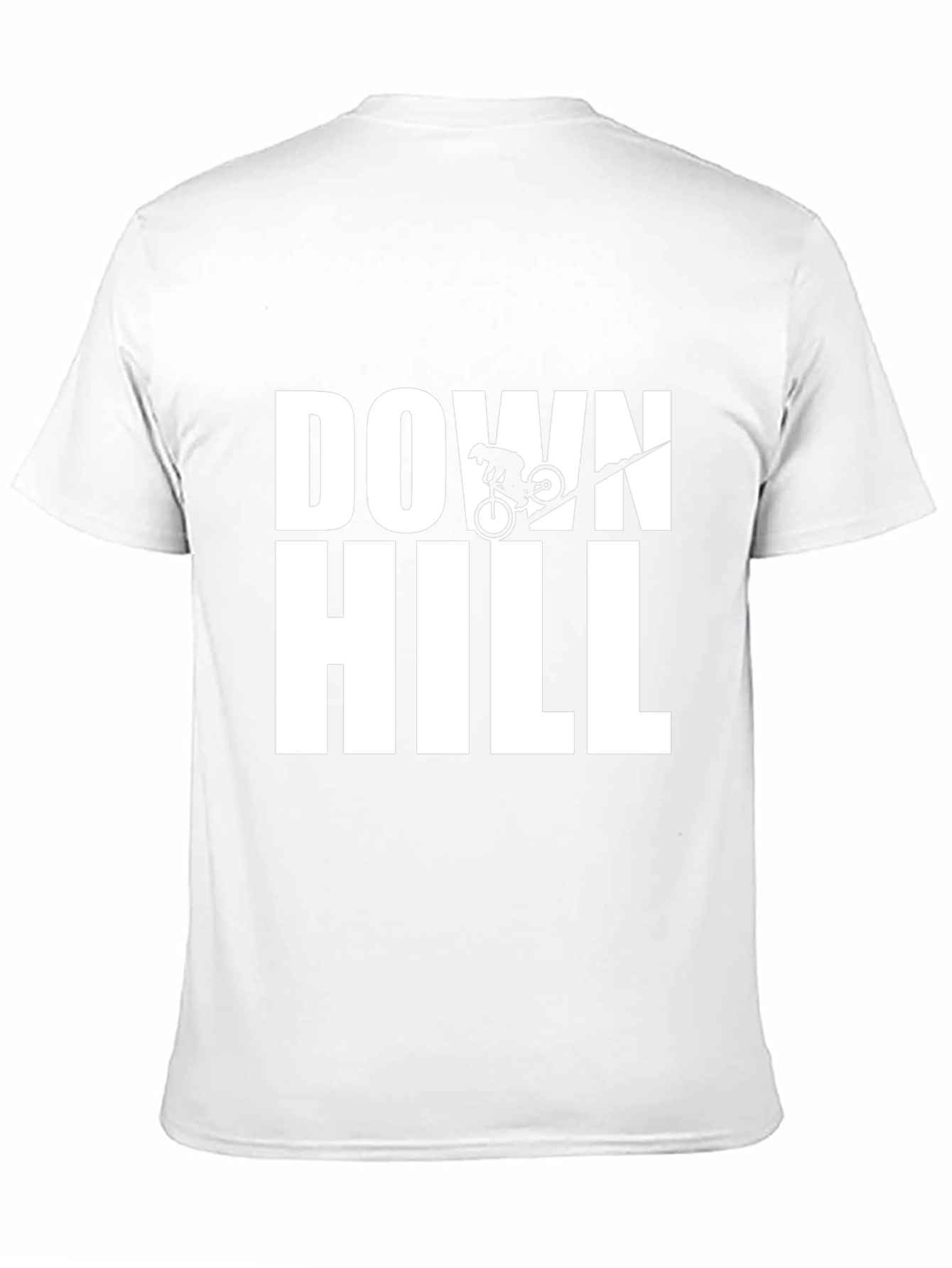 Downhill Biker T-Shirt - Black Graphic Tee