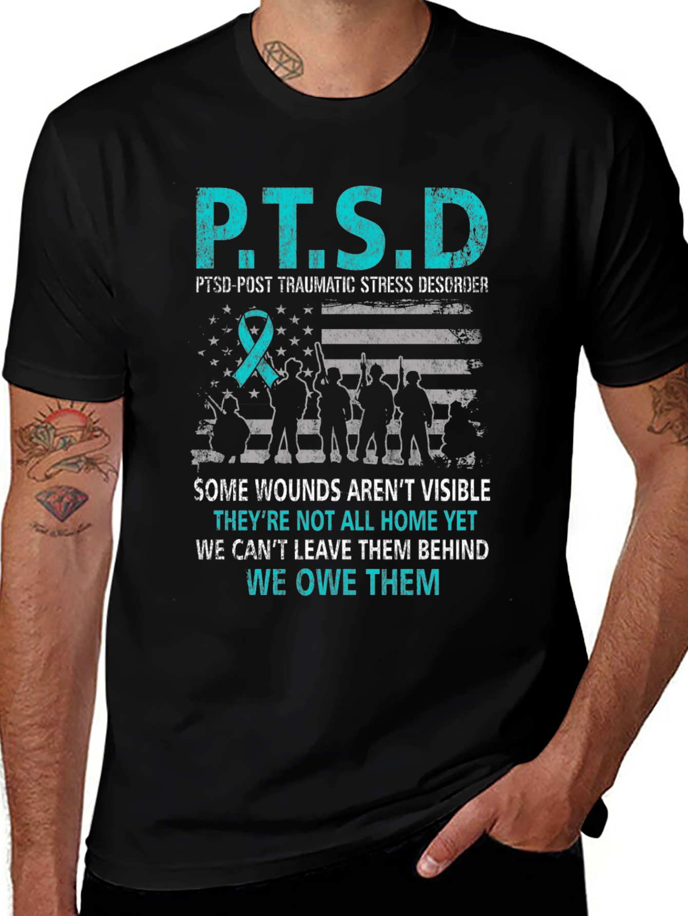 P.T.S.D. Awareness Graphic T-Shirt