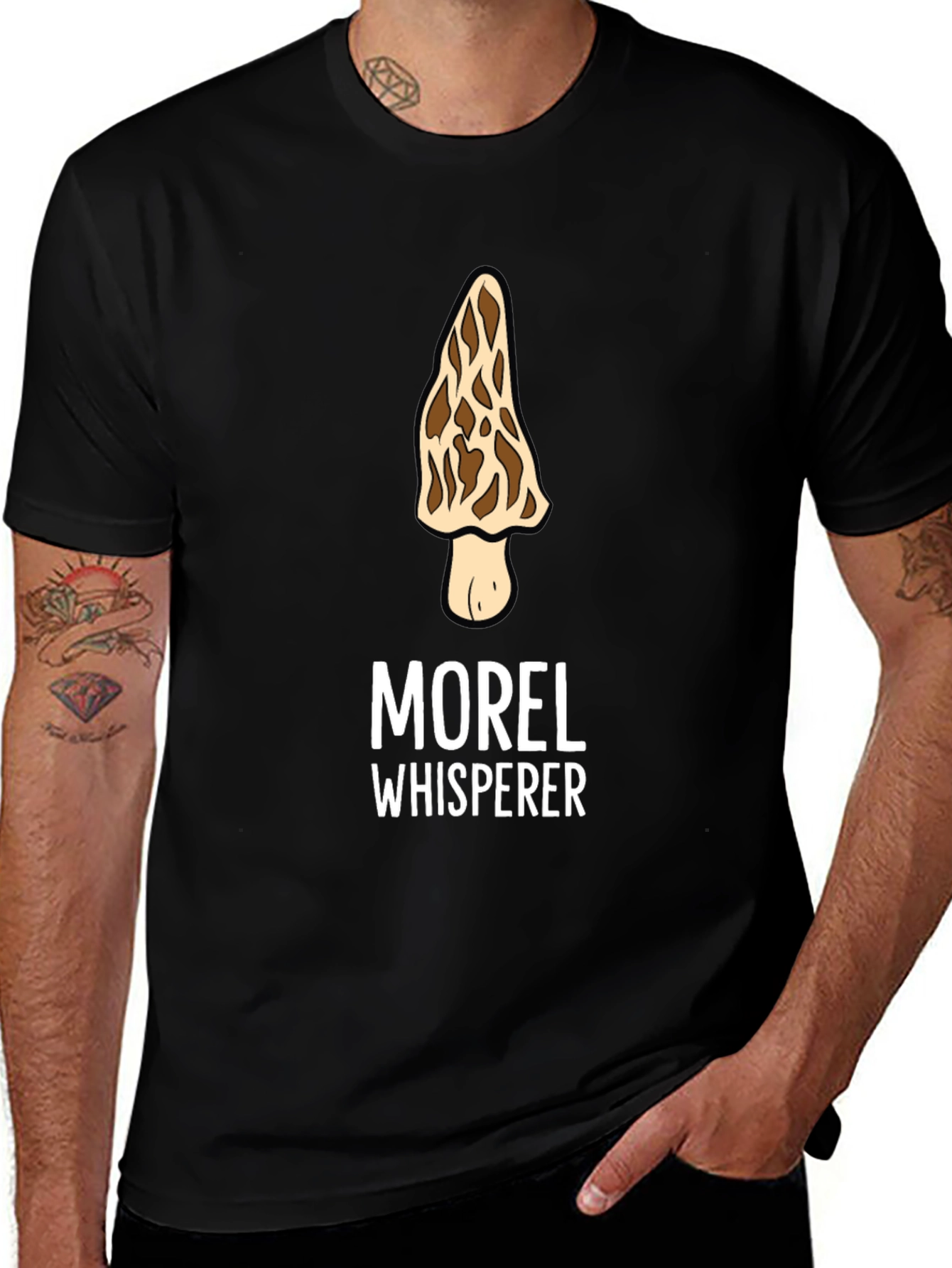 Morel Whisperer T-Shirt - Mushroom Hunting Shirt