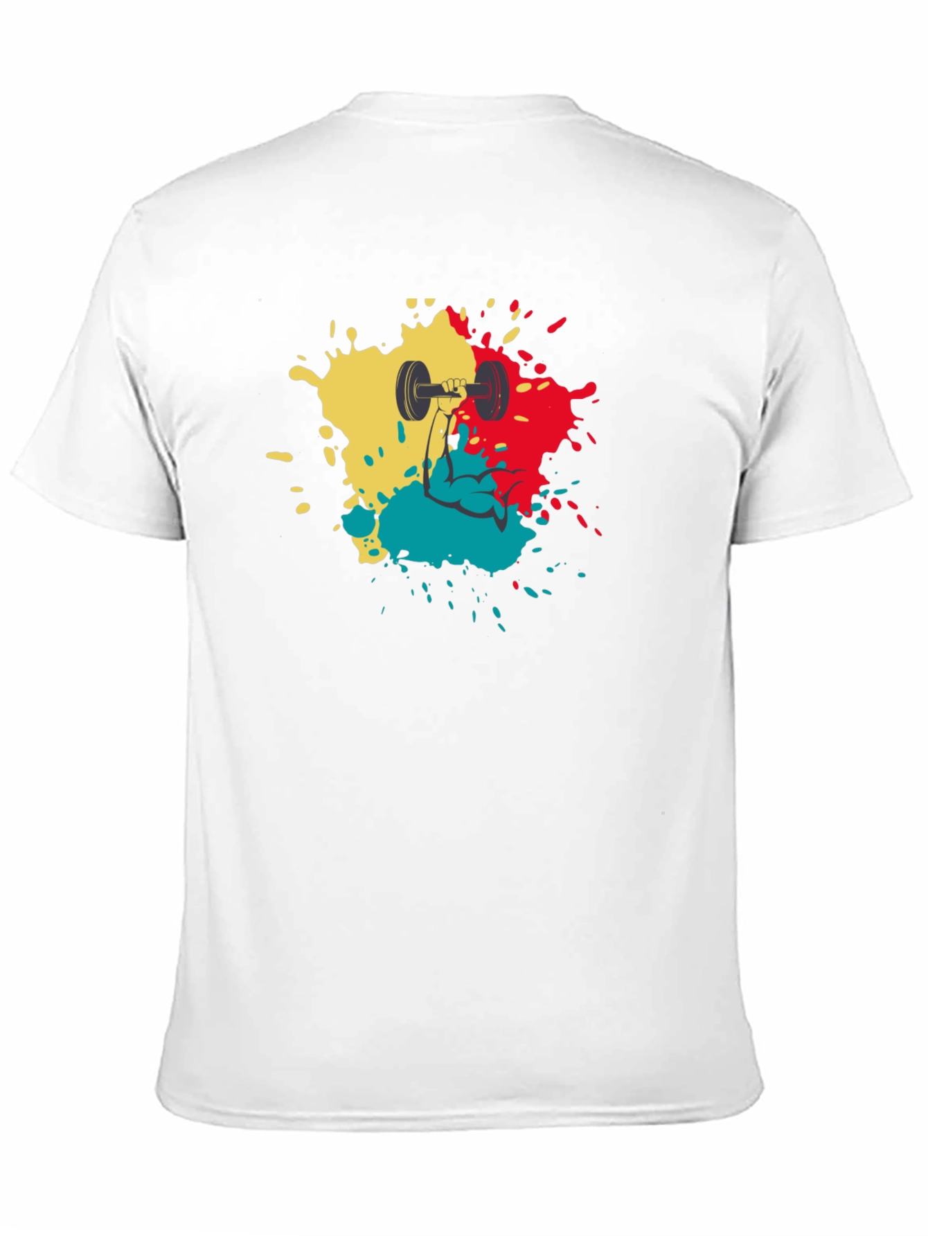 Weightlifting Graphic Tee - Mens Black Cotton T-Shirt