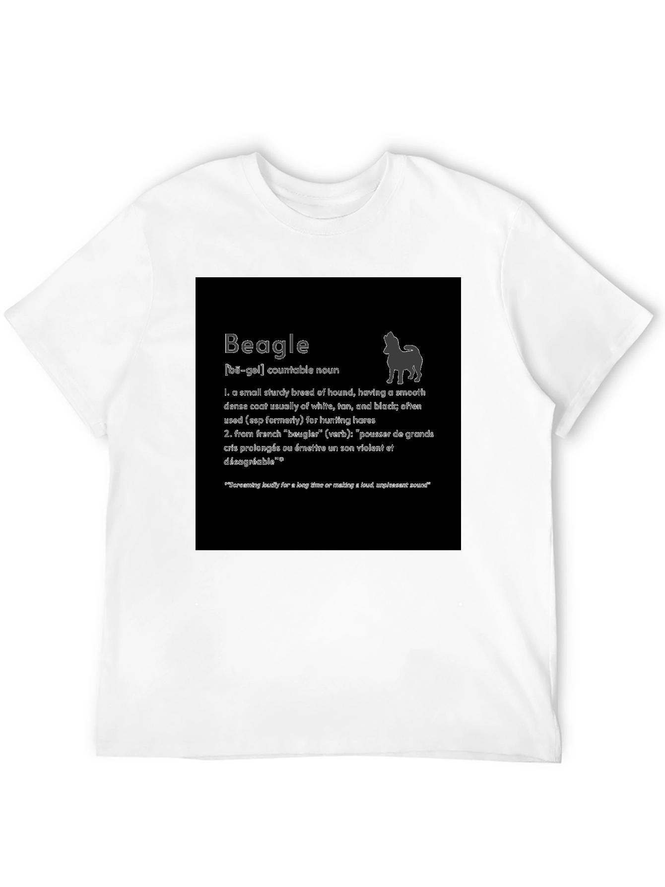 Beagle Definition T-Shirt - Dog Lover Tee