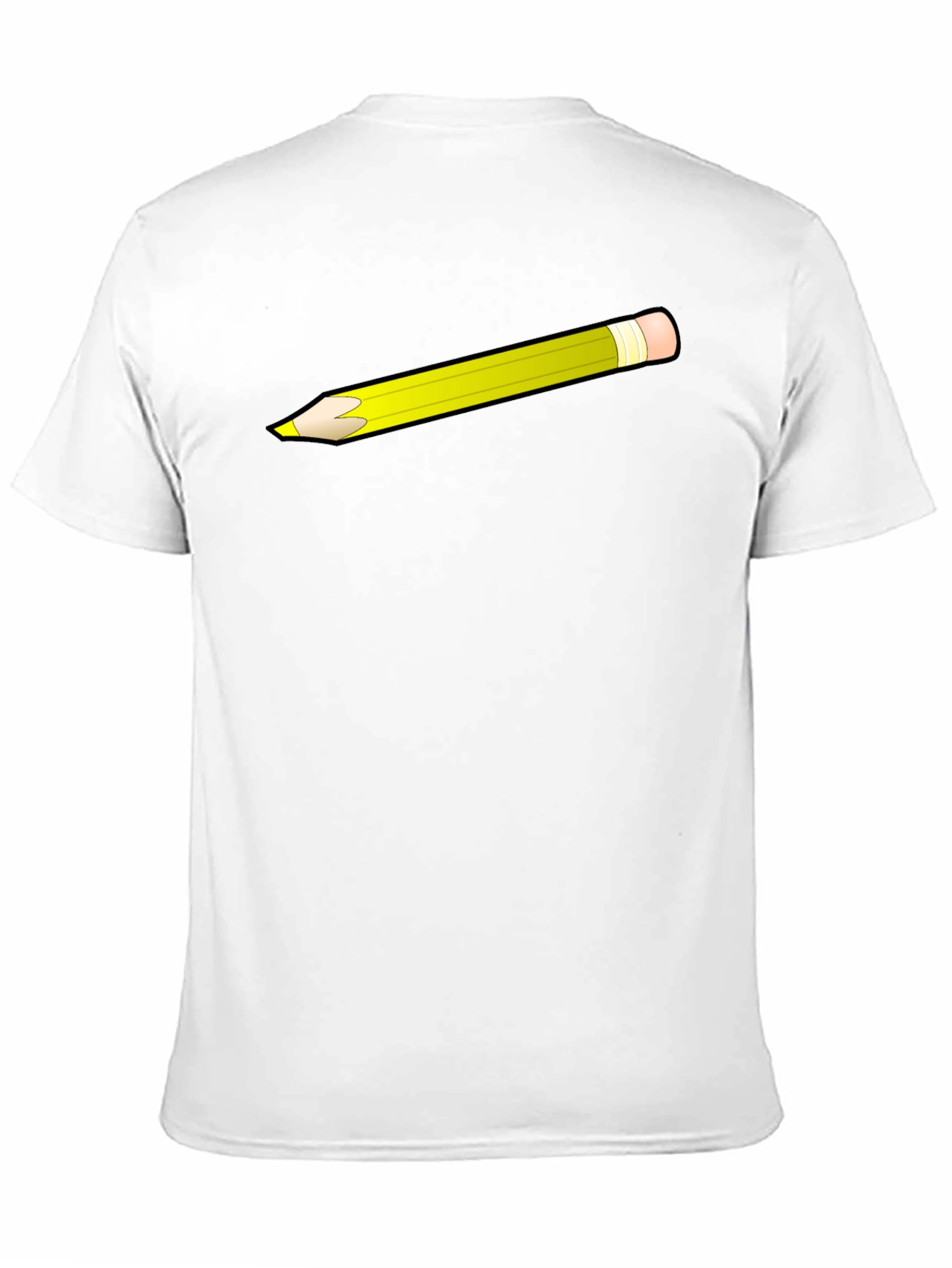 Pencil Graphic Black T-Shirt