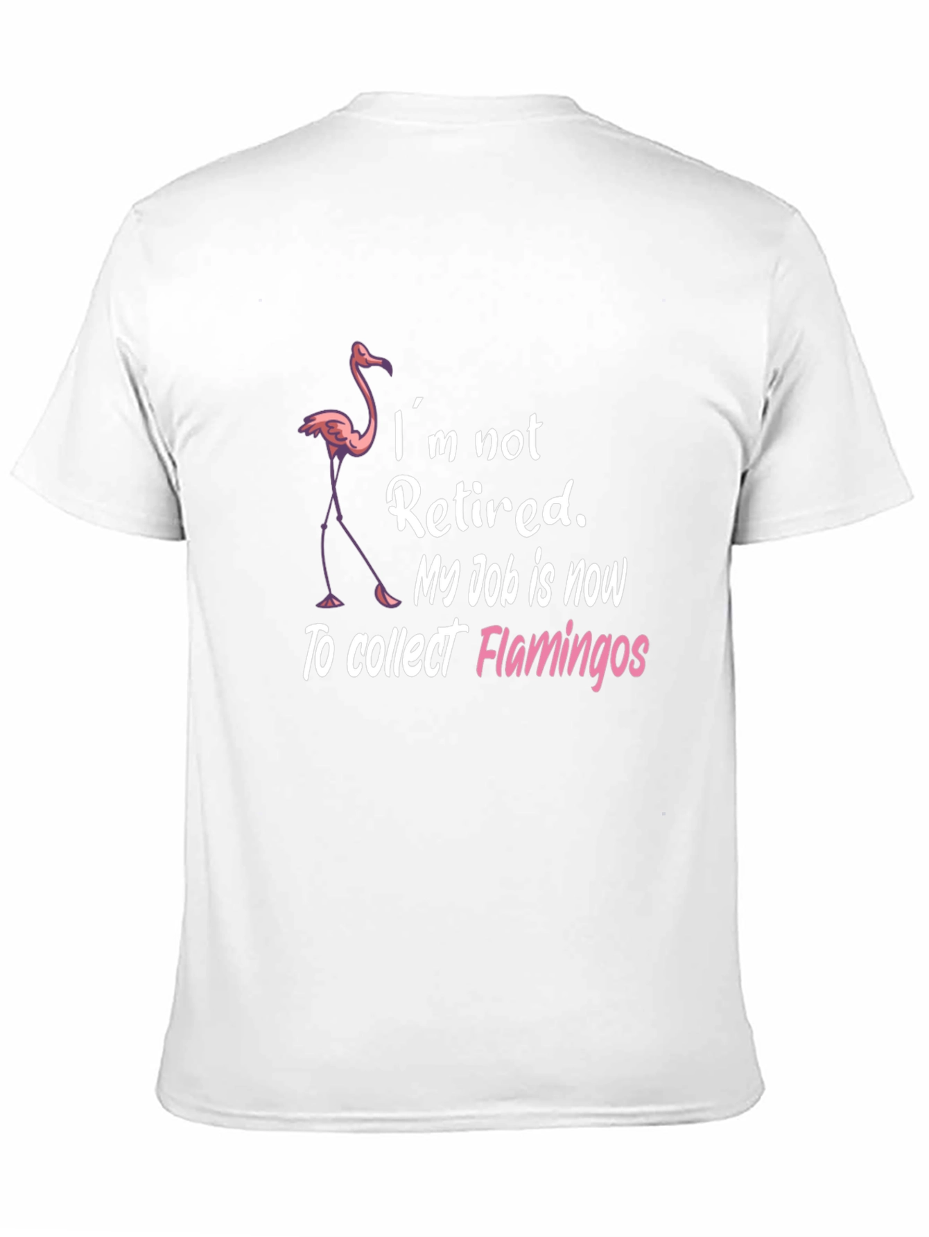 Funny Flamingo Collector Graphic T-Shirt