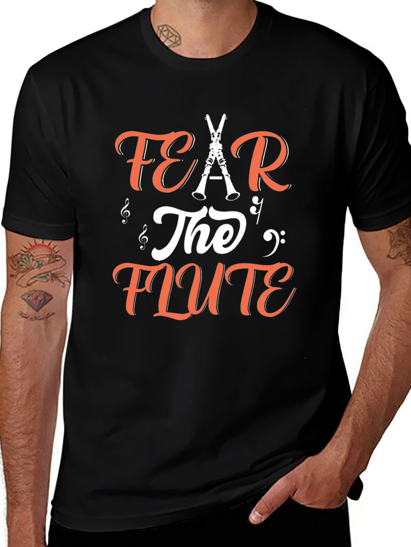 Fear The Flute T-Shirt - Music Lover Tee