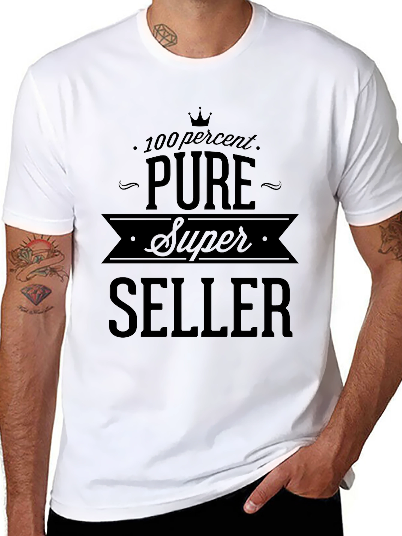 Pure Super Seller Black T-Shirt