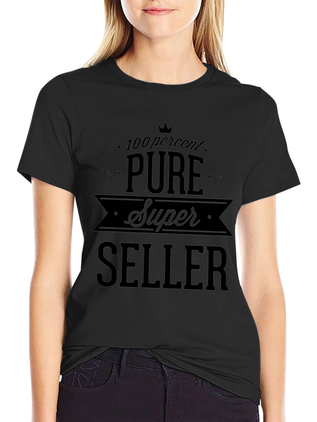 Pure Super Seller Black T-Shirt
