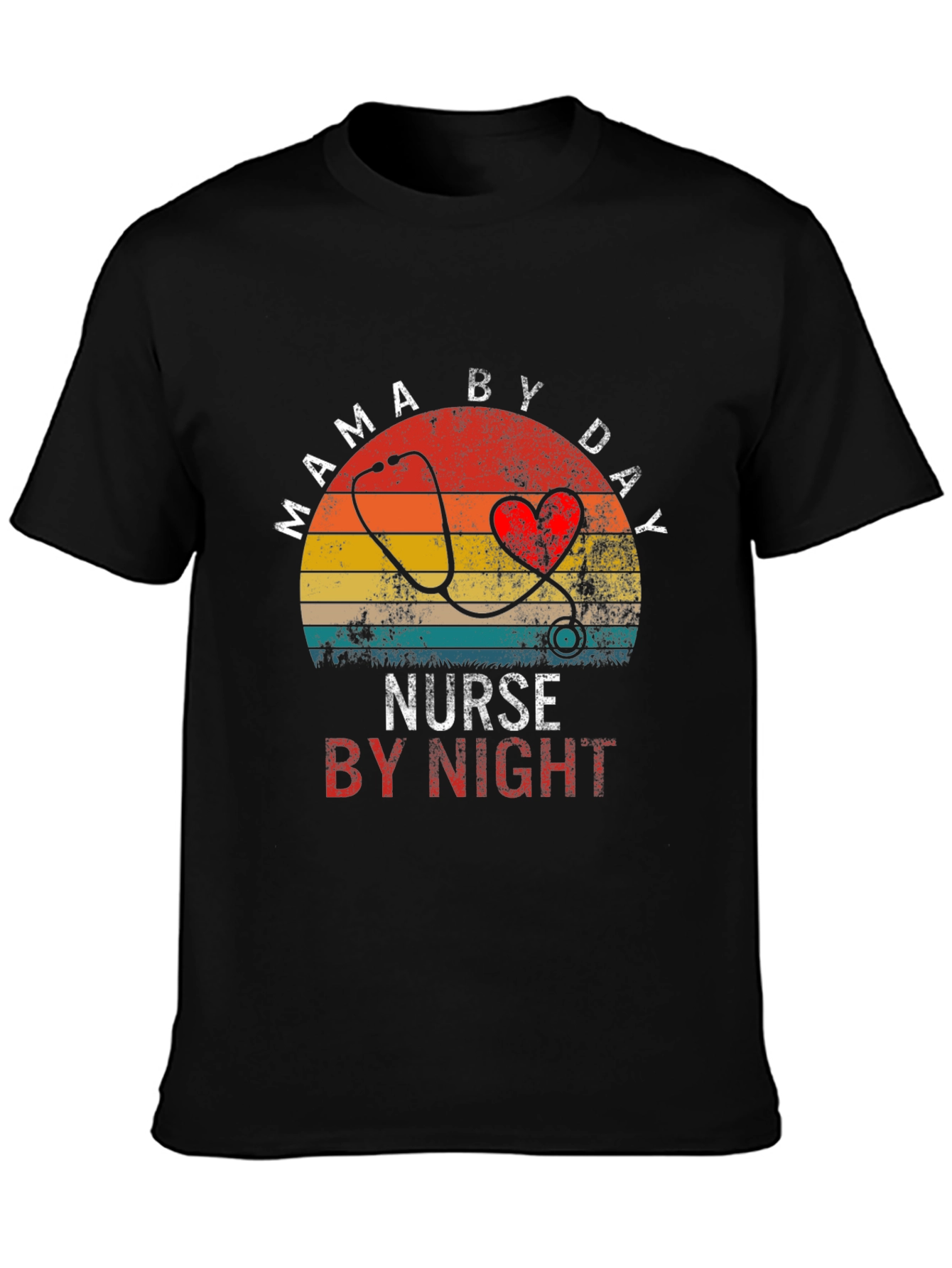 Mama By Day Nurse By Night T-Shirt