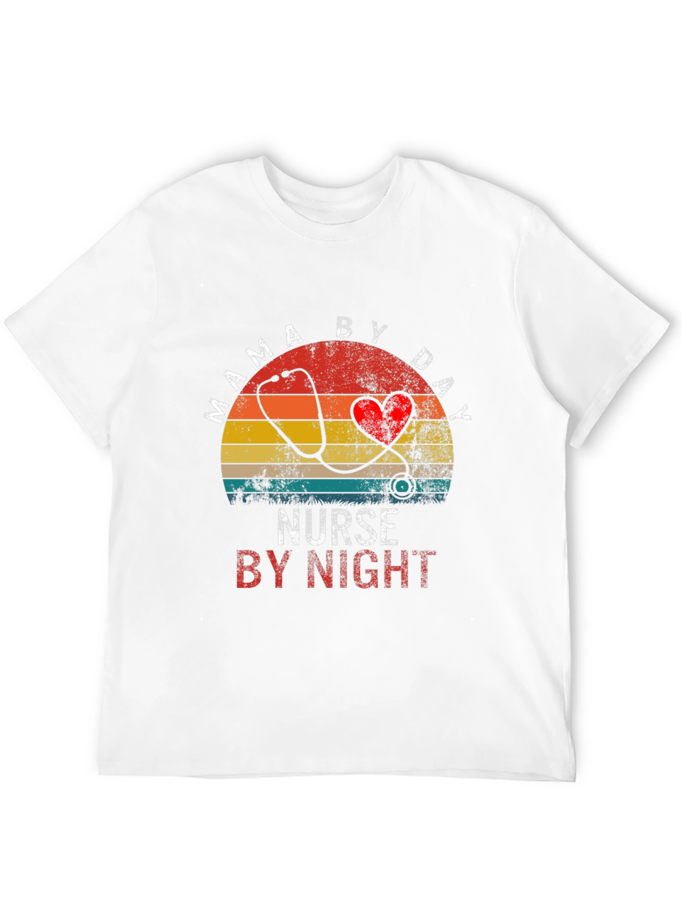 Mama By Day Nurse By Night T-Shirt