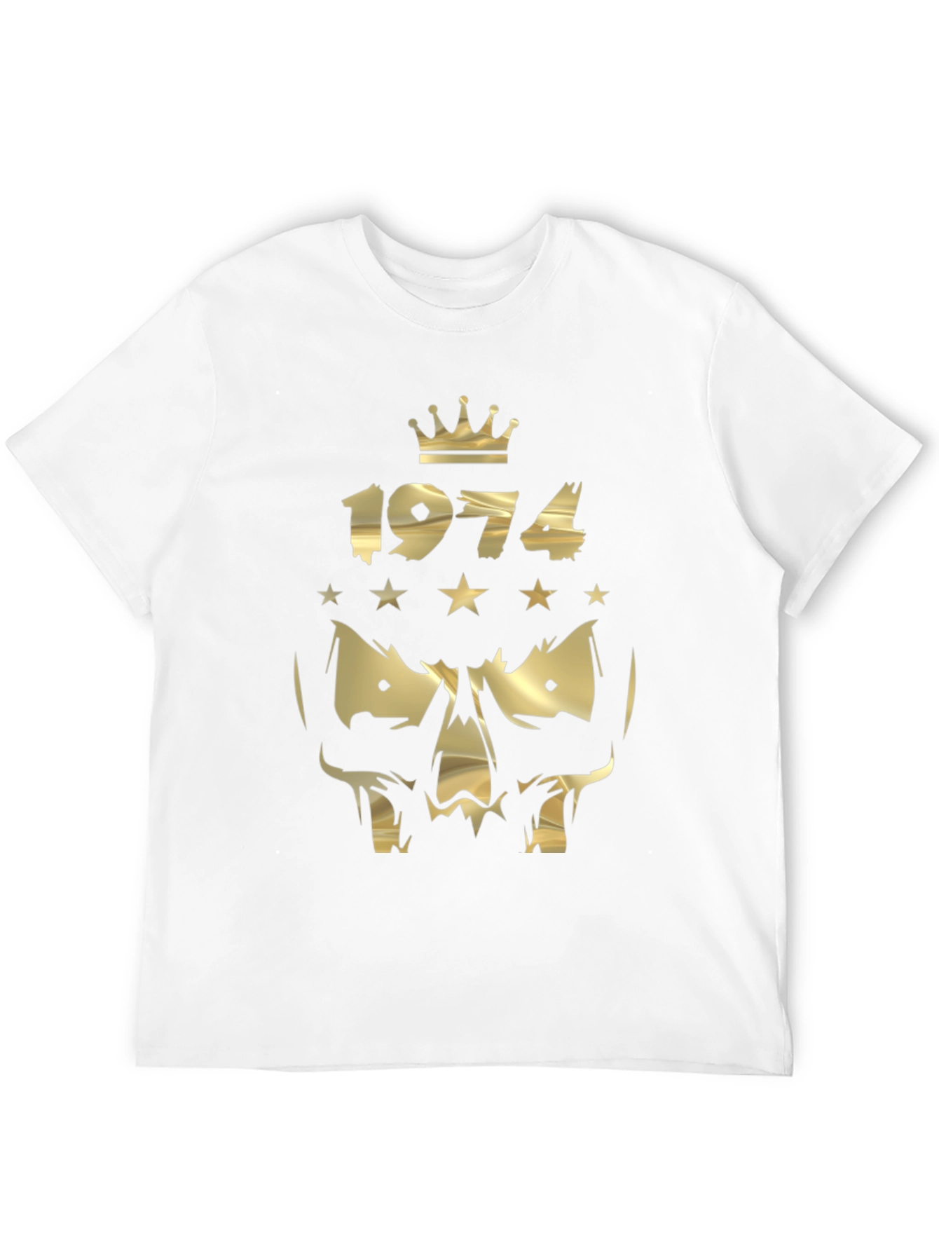 1974 Gold Skull Graphic Tee