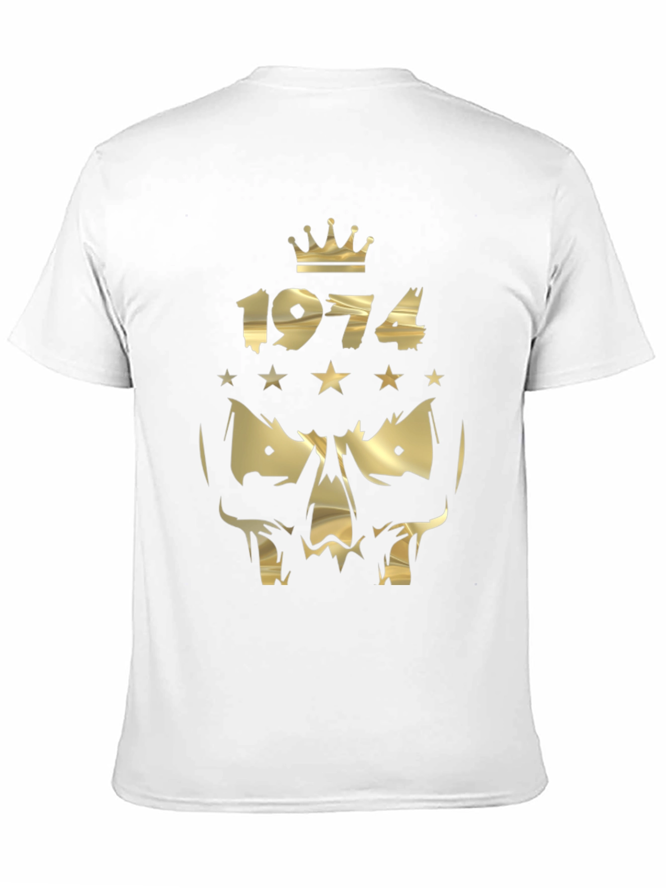 1974 Gold Skull Graphic Tee