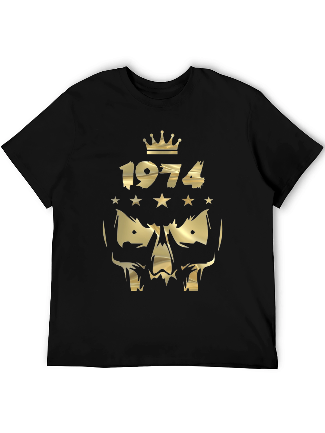 1974 Gold Skull Graphic Tee