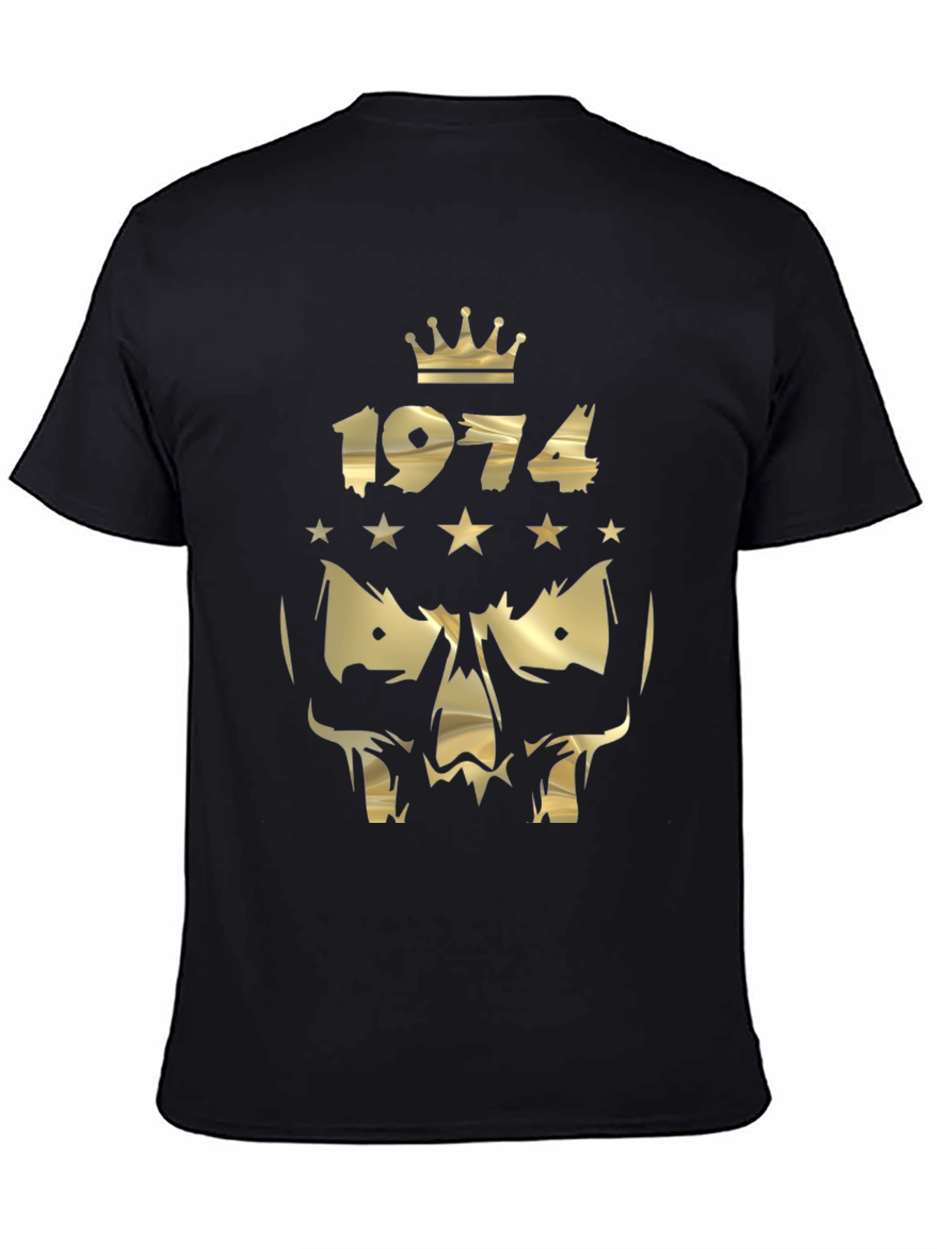 1974 Gold Skull Graphic Tee