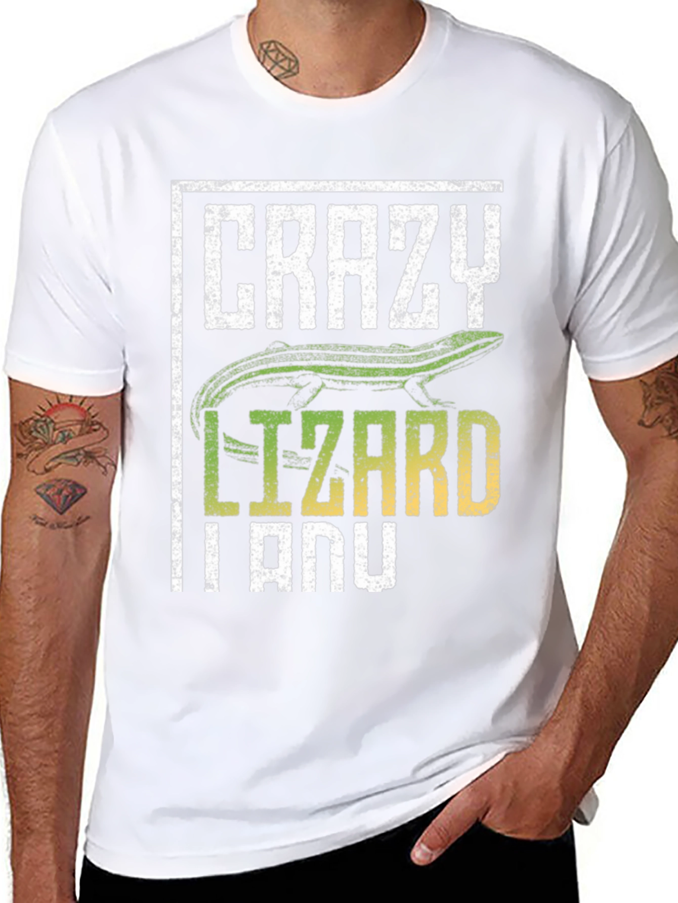 Crazy Lizard Iguana T-Shirt