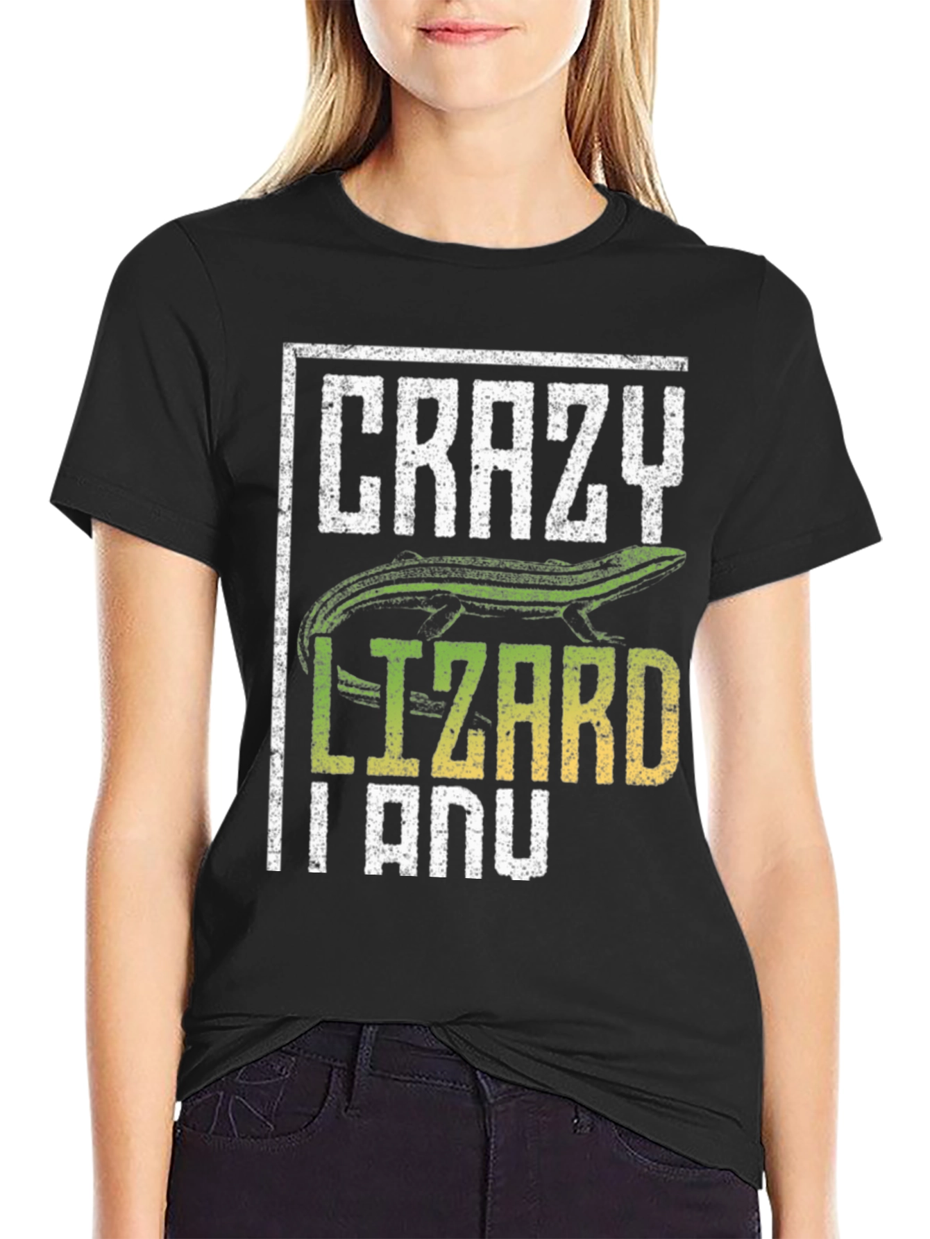 Crazy Lizard Iguana T-Shirt