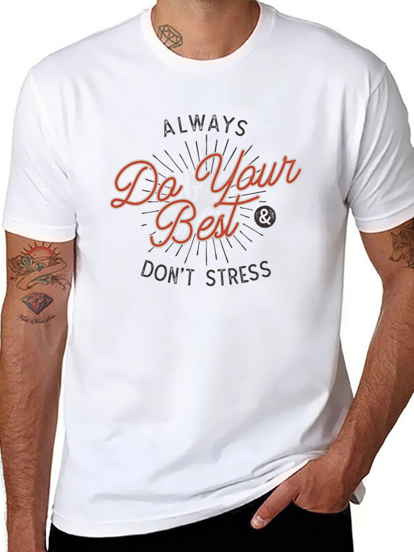 Do Your Best Graphic T-Shirt - Motivational Top