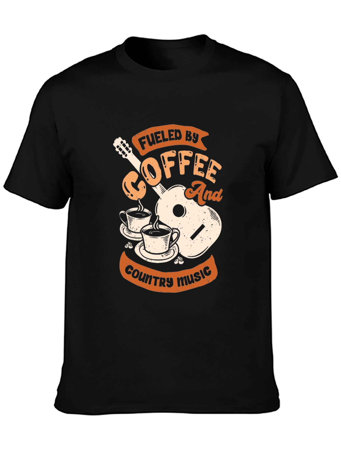 Fueled by Coffee and Country Music Graphic Tee