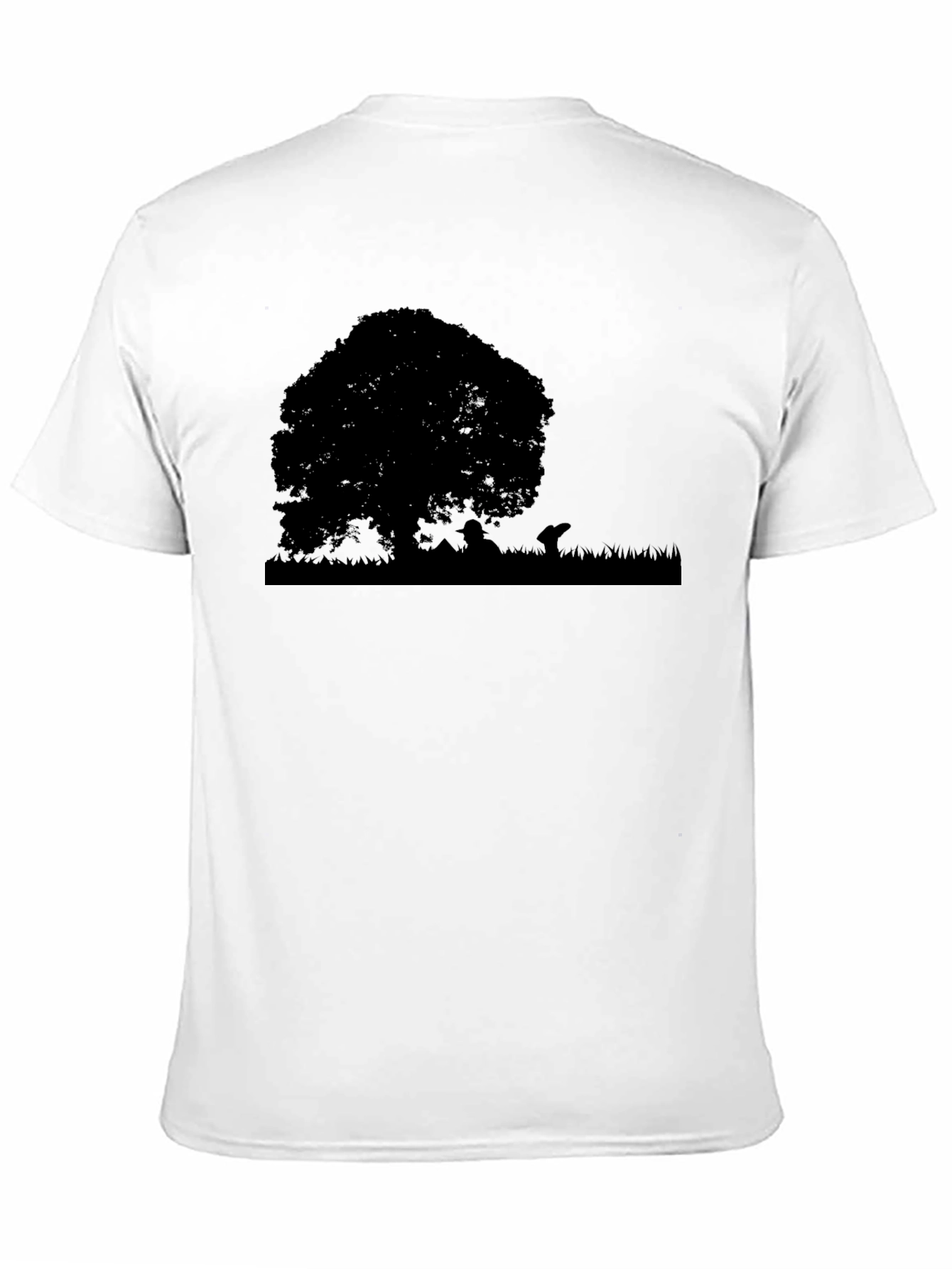 Silhouette Tree Graphic Tee - Black