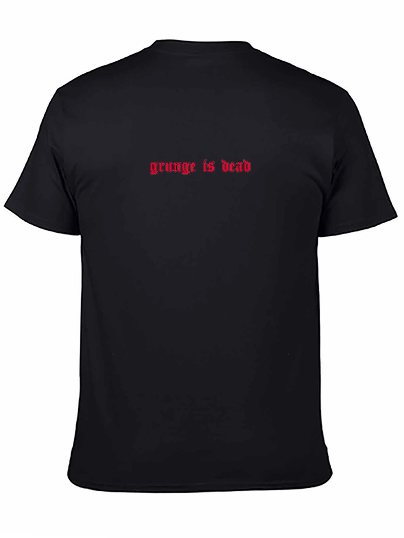 Grunge is Dead Graphic Tee - Black
